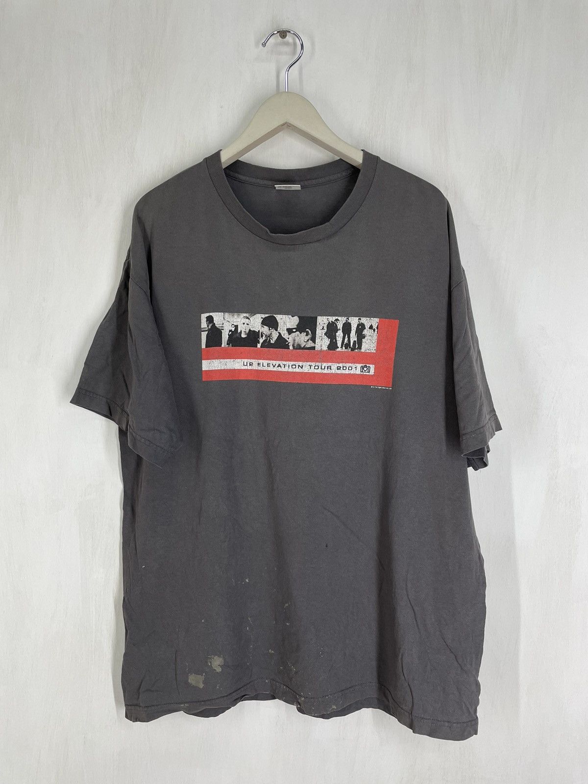 Band Tees Vintage Y2K U2 Elevation tour 2001 t shirt Size US XL / EU 56 / 4 - 1 Thumbnail