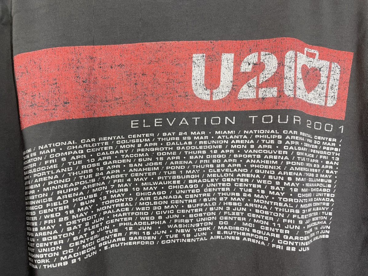 Band Tees Vintage Y2K U2 Elevation tour 2001 t shirt Size US XL / EU 56 / 4 - 6 Thumbnail