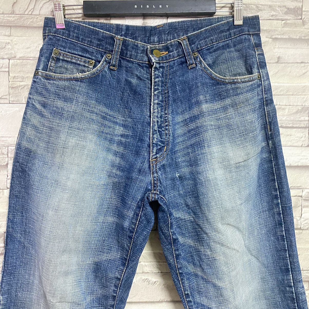 Japanese Brand Japanese Brand PLOTGATE Leather Pocket Denim Jeans Size US 33 - 4 Thumbnail