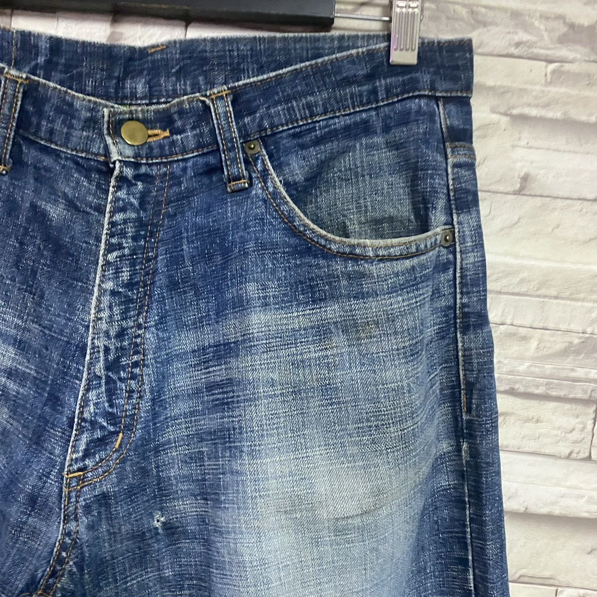 Japanese Brand Japanese Brand PLOTGATE Leather Pocket Denim Jeans Size US 33 - 6 Thumbnail