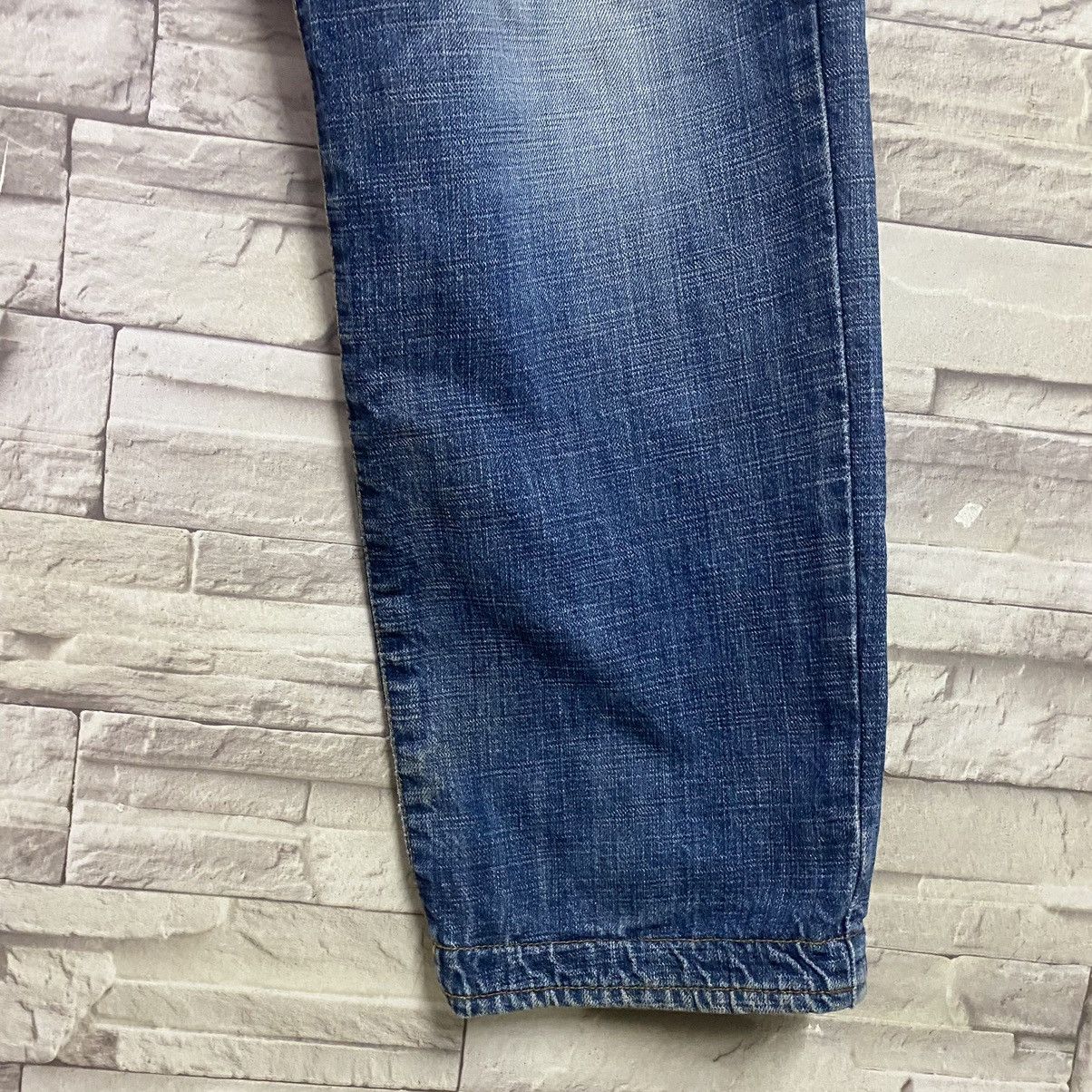 Japanese Brand Japanese Brand PLOTGATE Leather Pocket Denim Jeans Size US 33 - 8 Thumbnail
