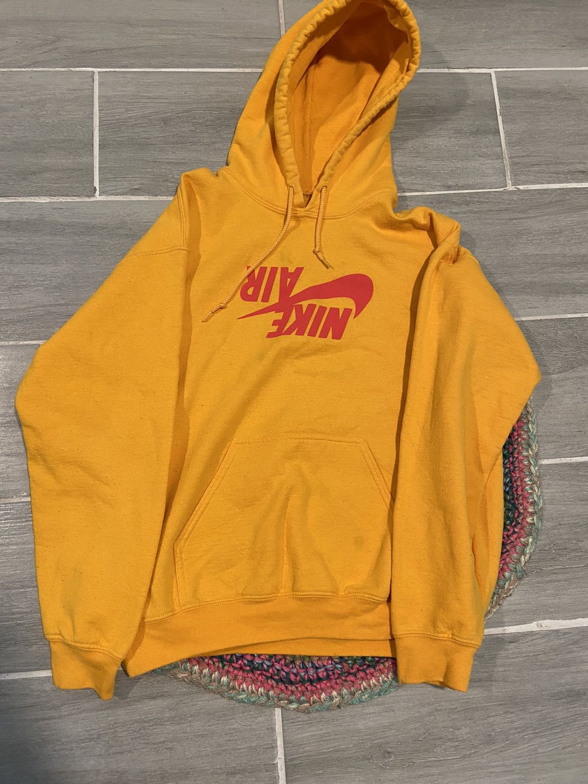image of Jordan Travis Scott Jordan Cactus Jack Hoodie in Yellow, Men's (Size Medium)
