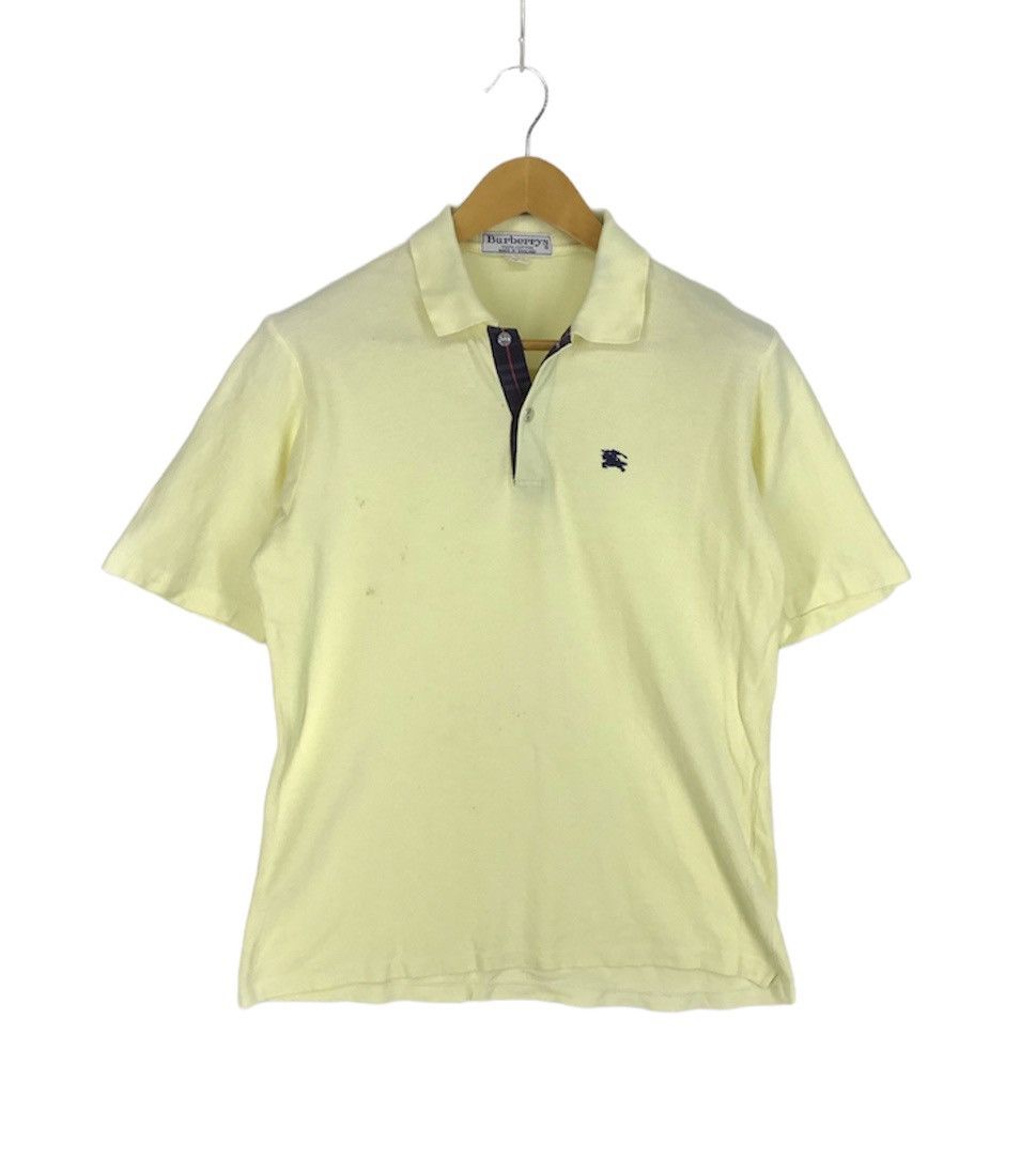 Burberry 90s Vintage BURBERRYS Made In England Polo T Shirt #2366-82 Size US M / EU 48-50 / 2 - 1 Thumbnail