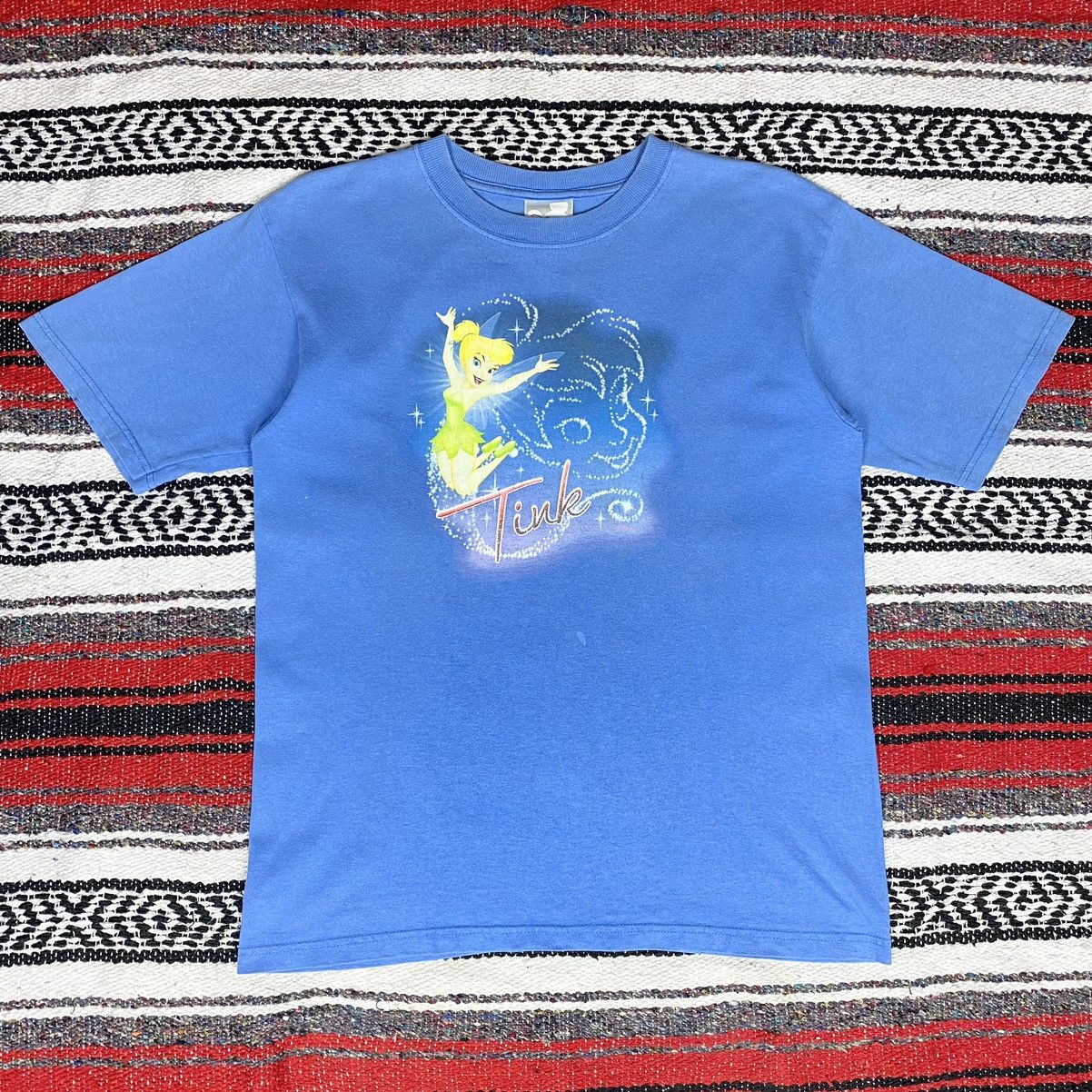 Disney × Vintage Vintage Tinker bell Disney Cartoon Shirt Size US M / EU 48-50 / 2 - 1 Thumbnail