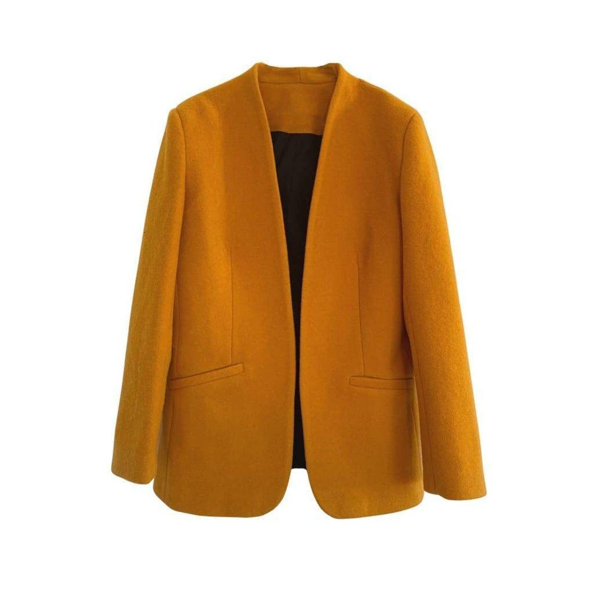Wool V-Neck Blazer