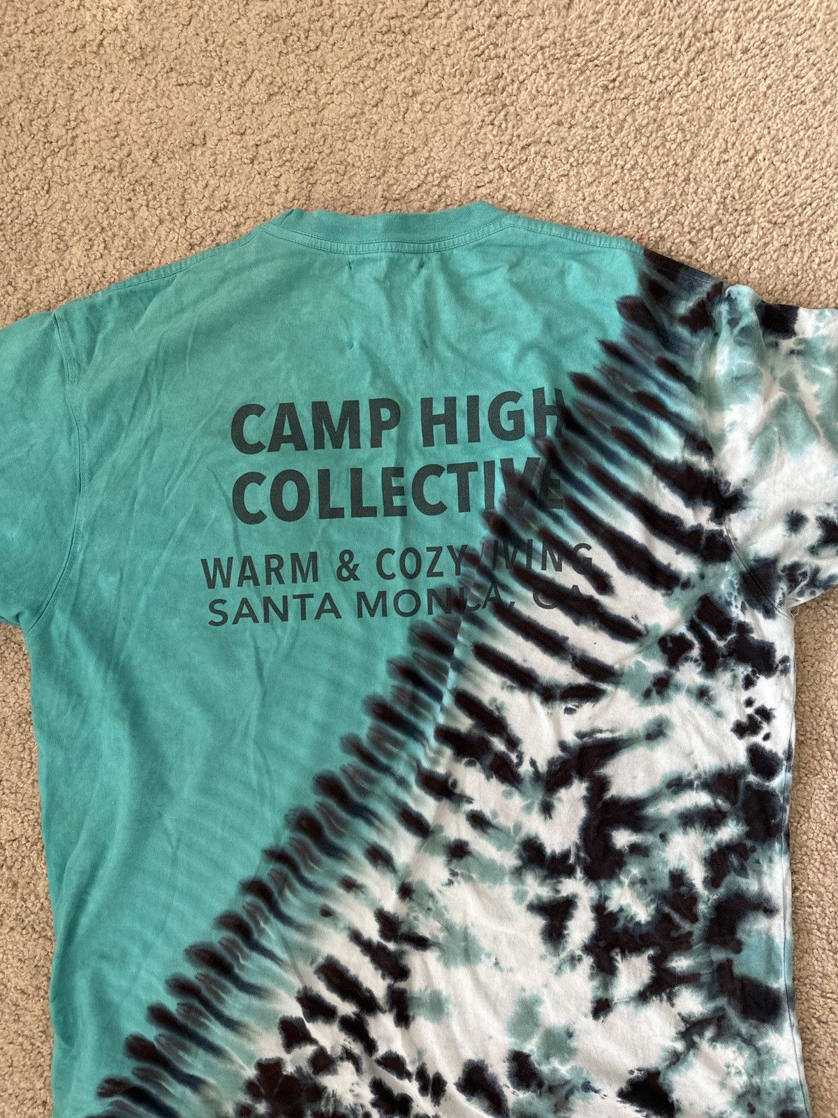 Camp High Camp High Tie Dye Teal Shirt Size US L / EU 52-54 / 3 - 4 Preview