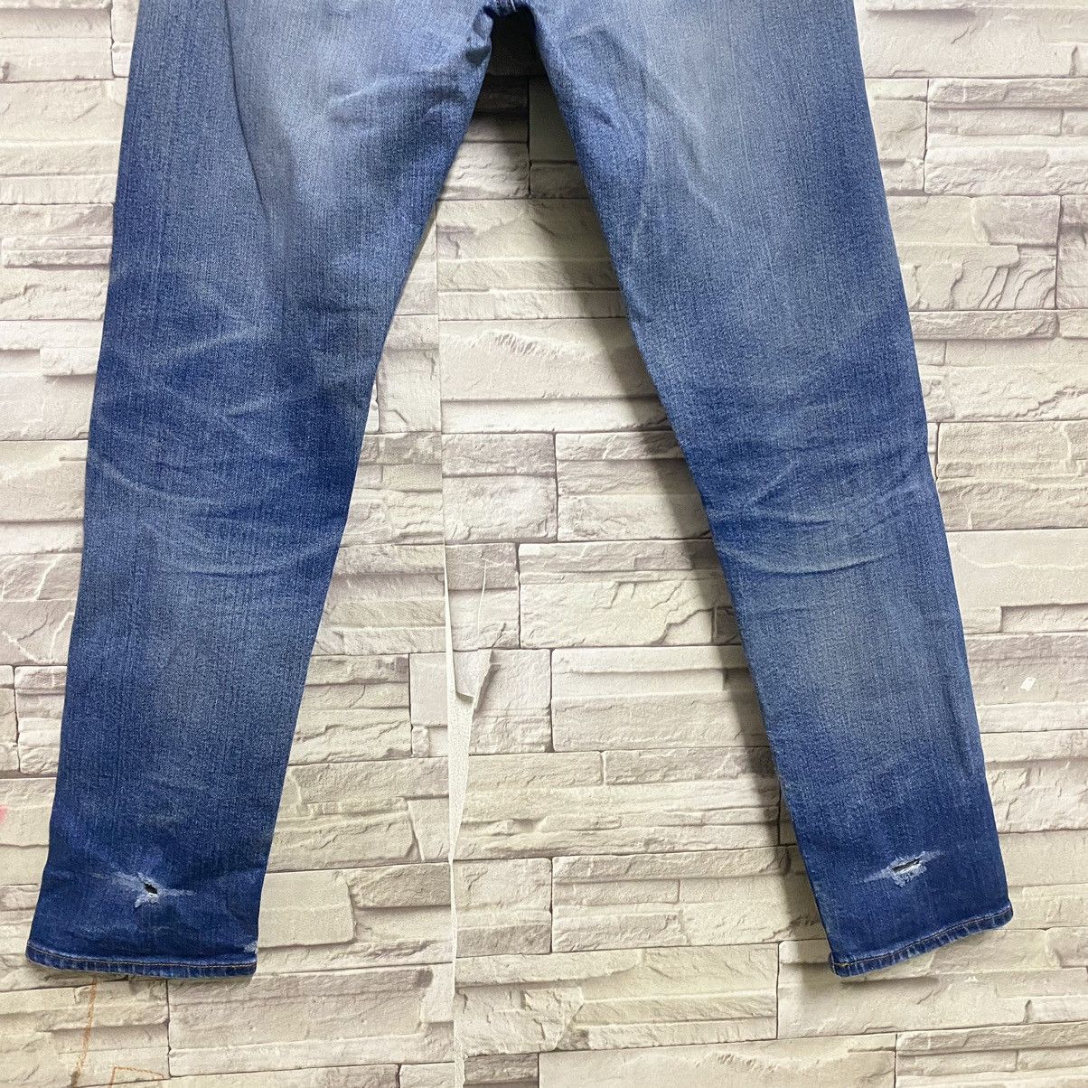 Japanese Brand MARU SO SONTAKU Ripped Skinny Jeans Made in Japan Size US 31 - 15 Thumbnail