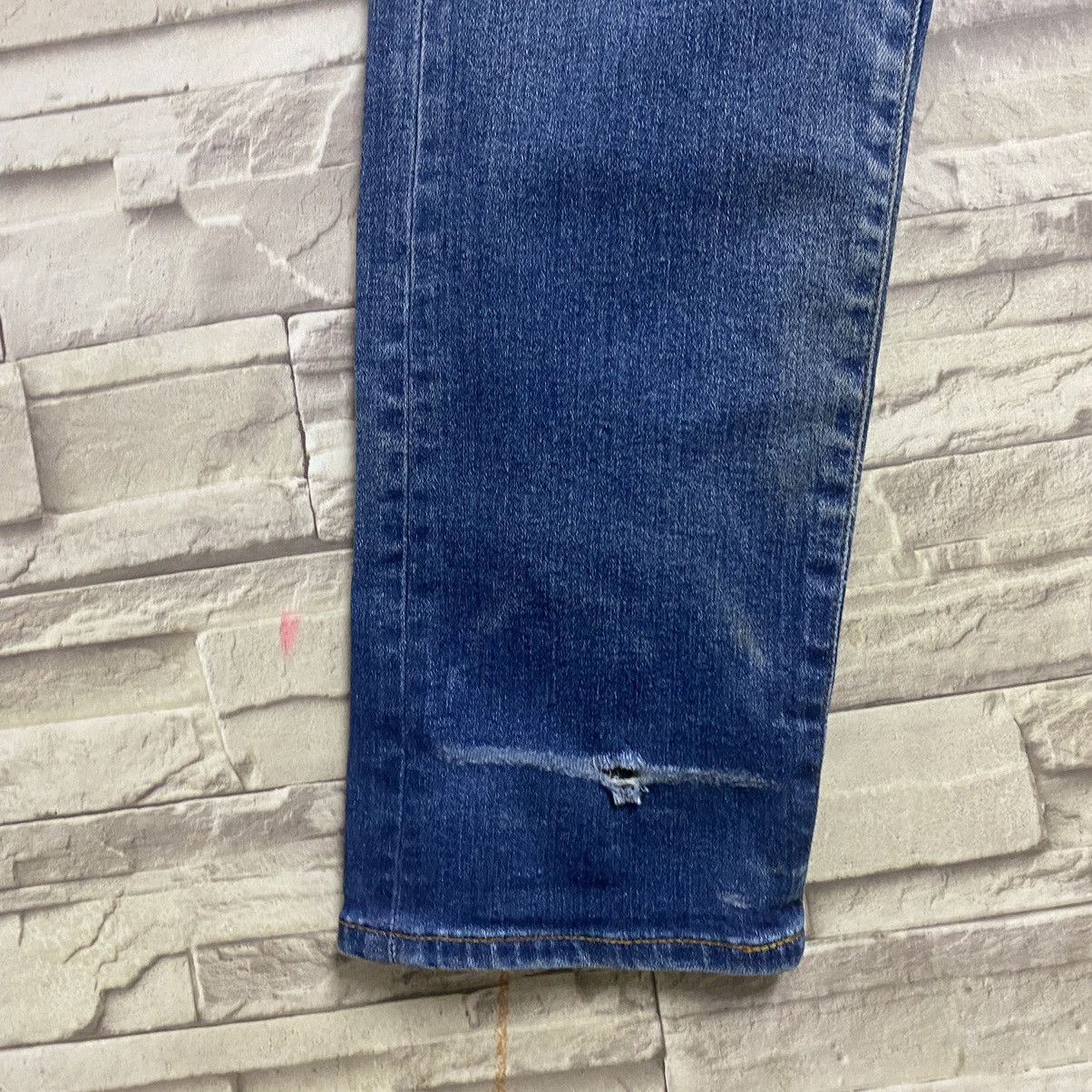 Japanese Brand MARU SO SONTAKU Ripped Skinny Jeans Made in Japan Size US 31 - 12 Thumbnail