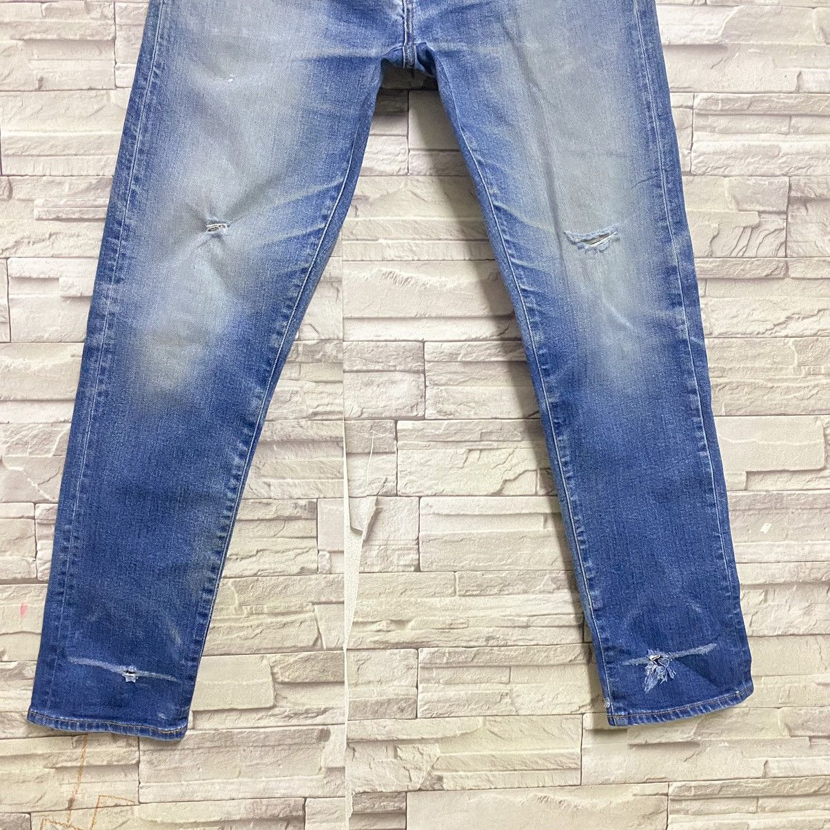 Japanese Brand MARU SO SONTAKU Ripped Skinny Jeans Made in Japan Size US 31 - 8 Thumbnail