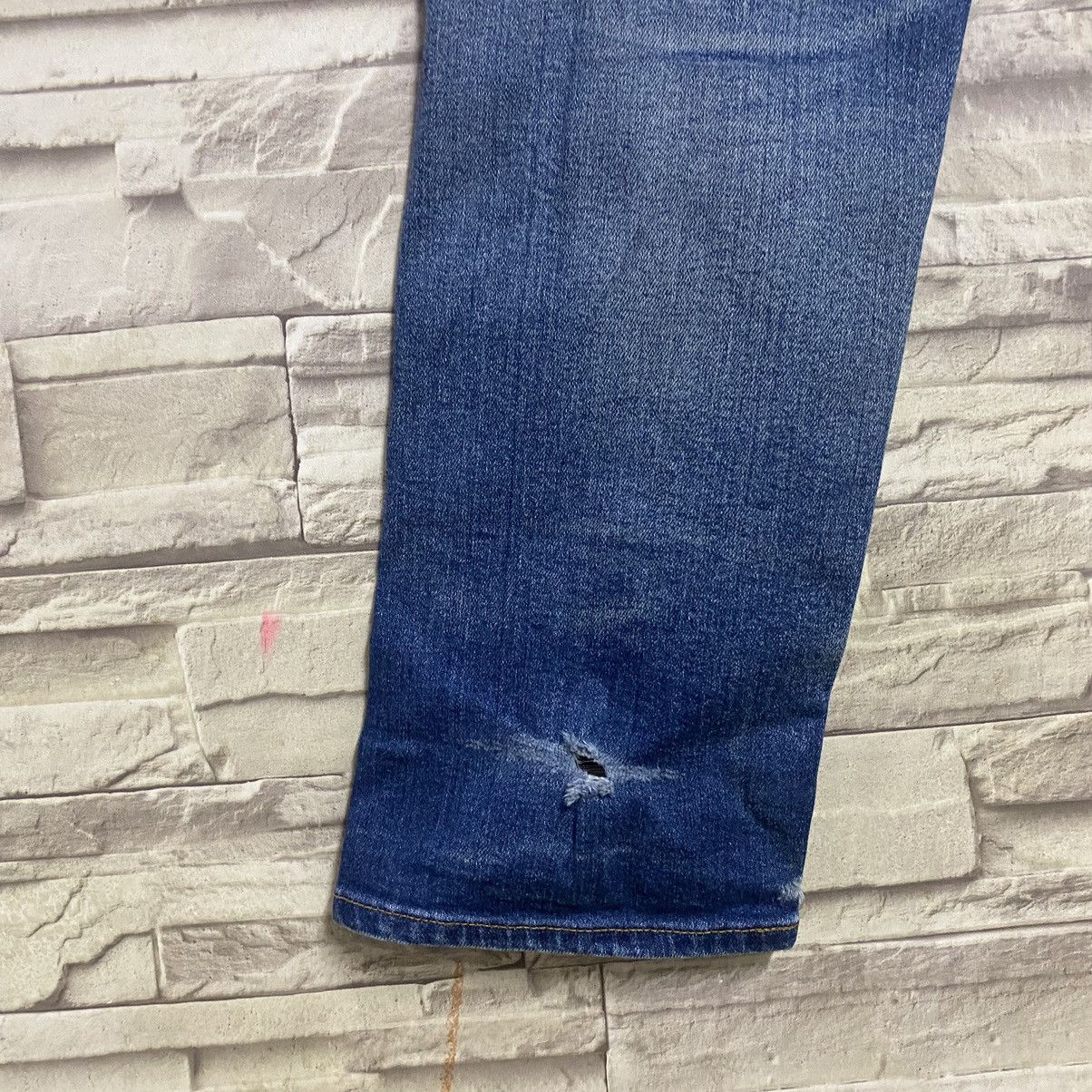 Japanese Brand MARU SO SONTAKU Ripped Skinny Jeans Made in Japan Size US 31 - 17 Thumbnail