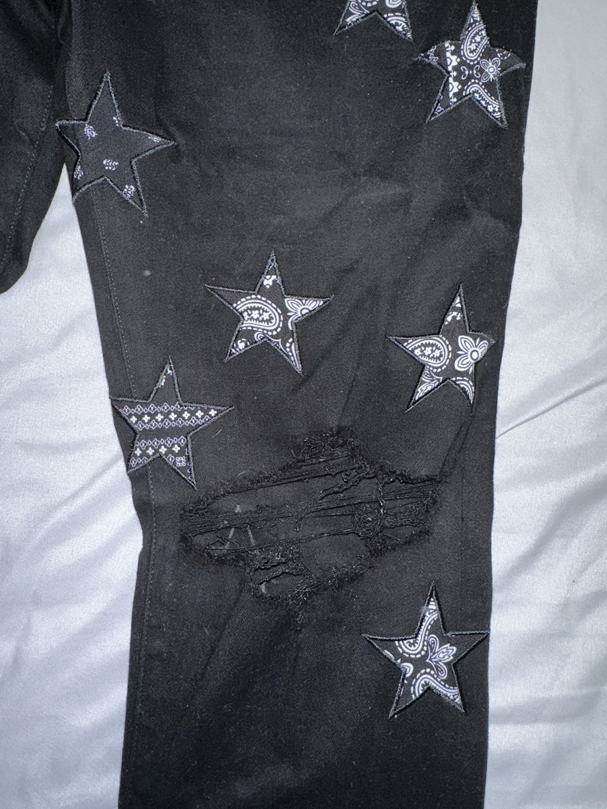 Amiri LAST DROP Amiri Stars Bandana Jeans Size US 38 / EU 54 - 3 Thumbnail