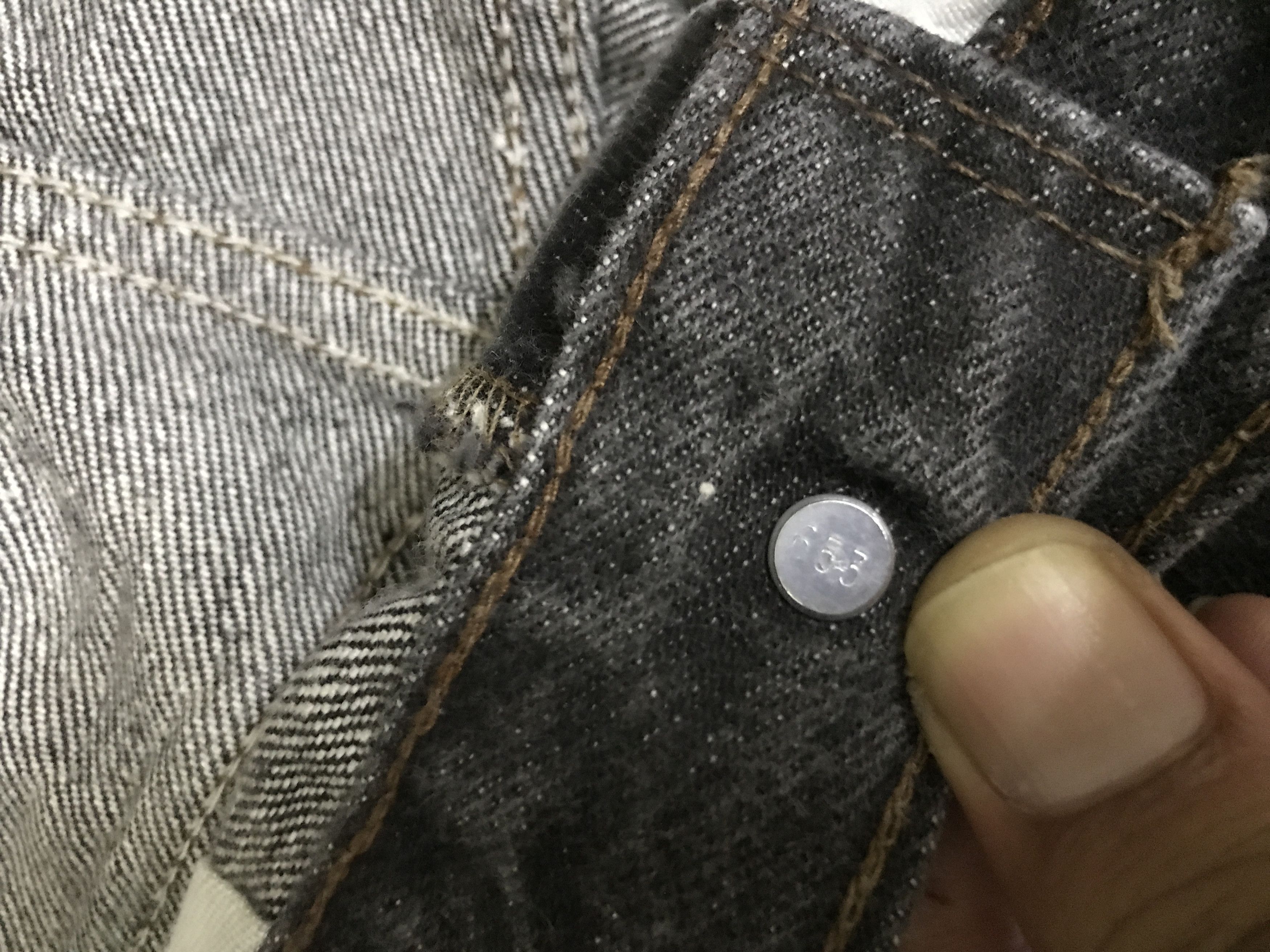 Levi's VLEV106 Vintage Levis 501 Black Jeans Size US 29 - 6 Thumbnail