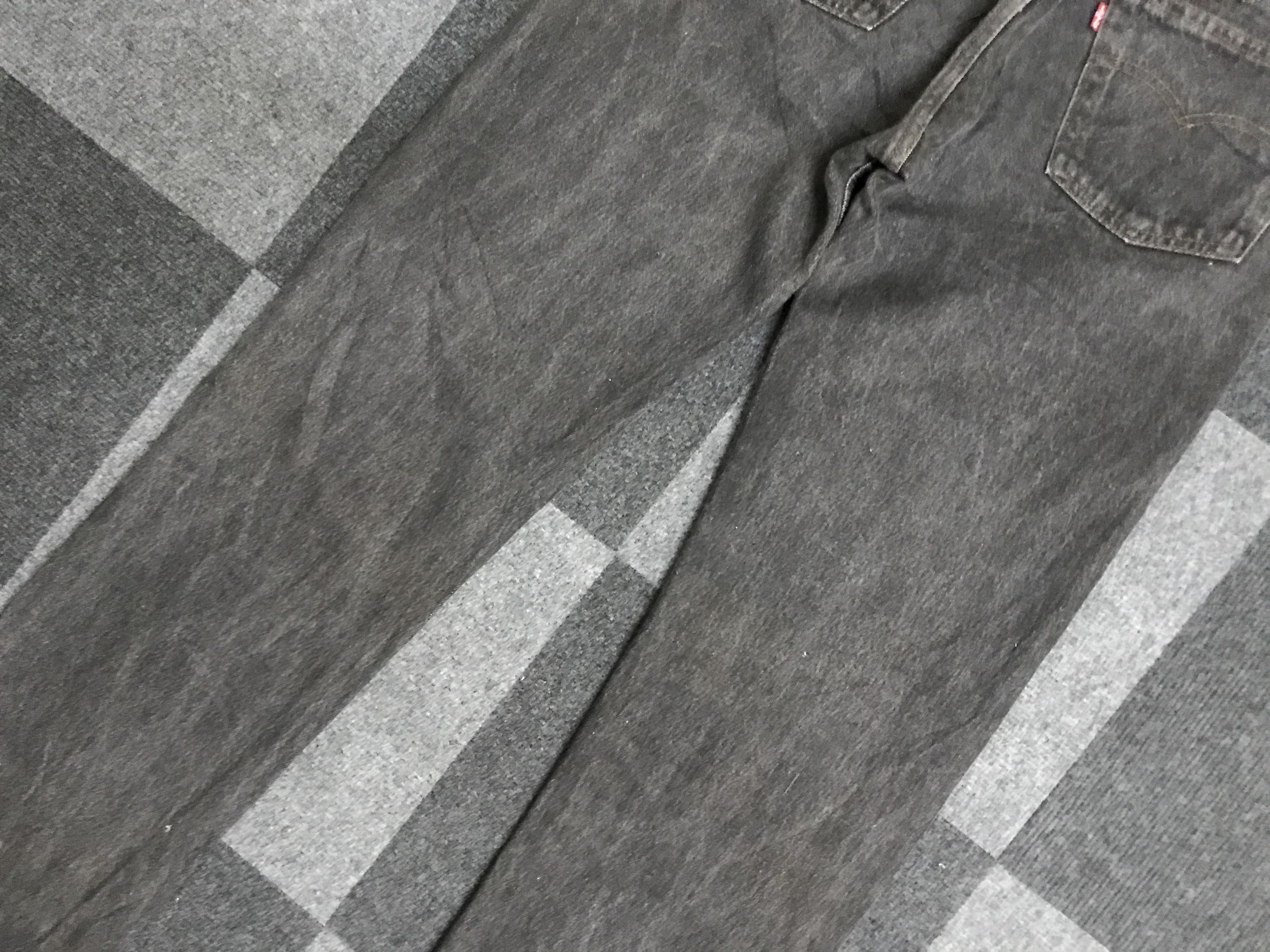 Levi's VLEV106 Vintage Levis 501 Black Jeans Size US 29 - 9 Thumbnail