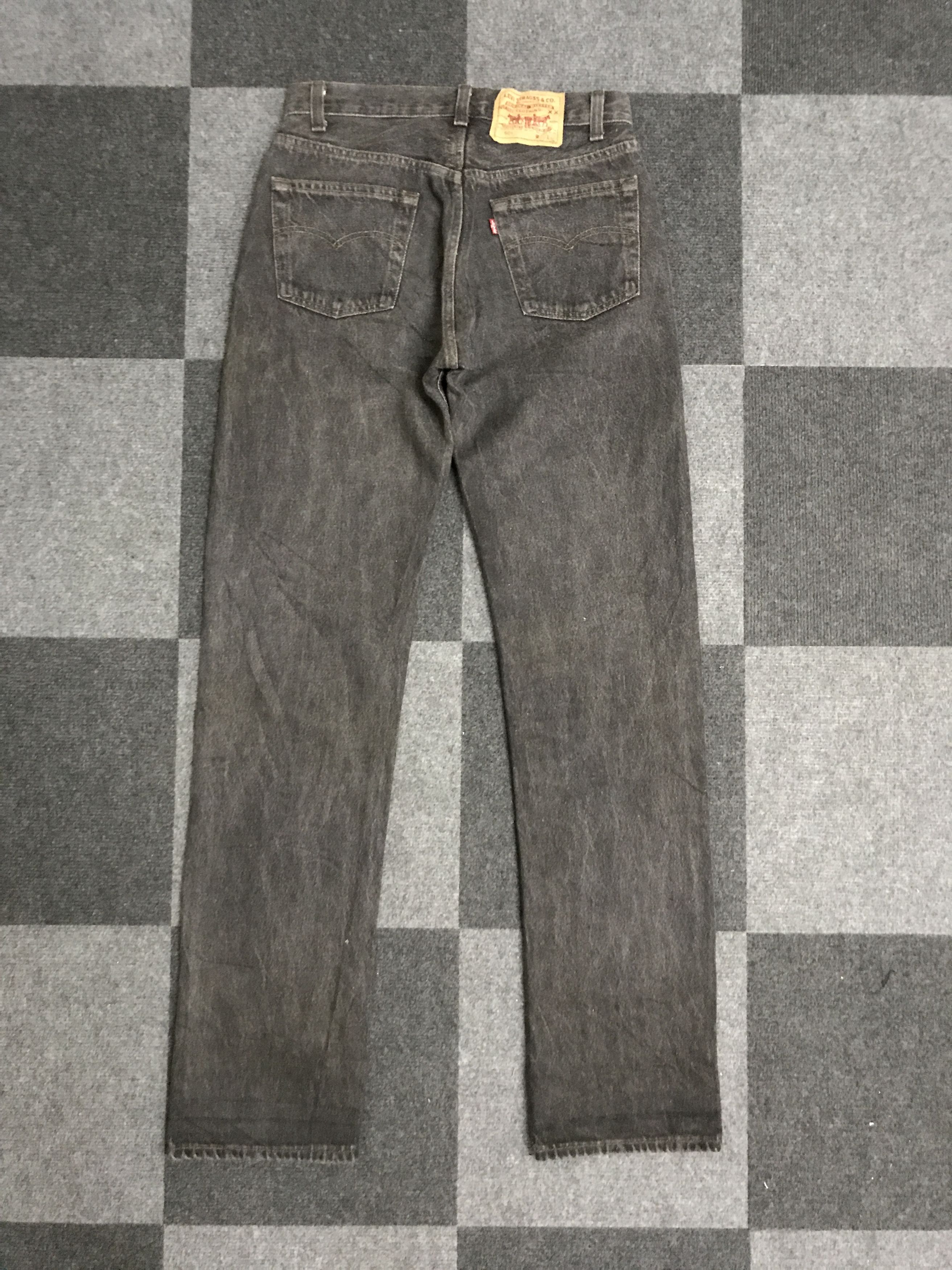 Levi's VLEV106 Vintage Levis 501 Black Jeans Size US 29 - 7 Thumbnail
