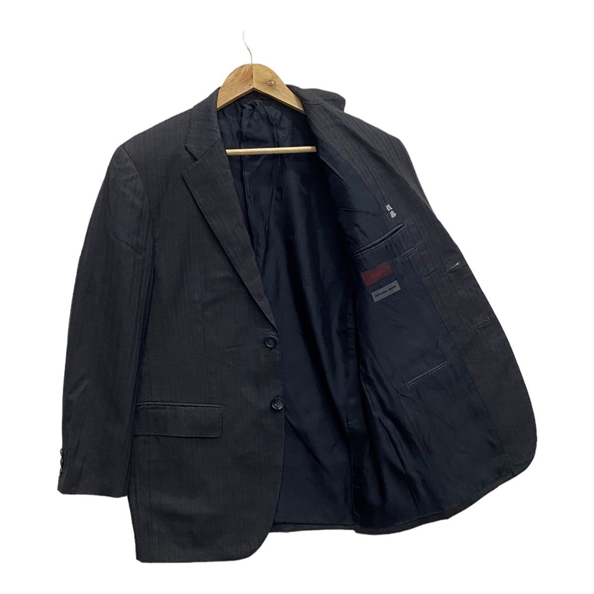 Loro Piana × Yohji Yamamoto D’URBAN x LORO PIANA STRIPE MINIMAL BLAZER COAT Size US S / EU 44-46 / 1 - 3 Thumbnail