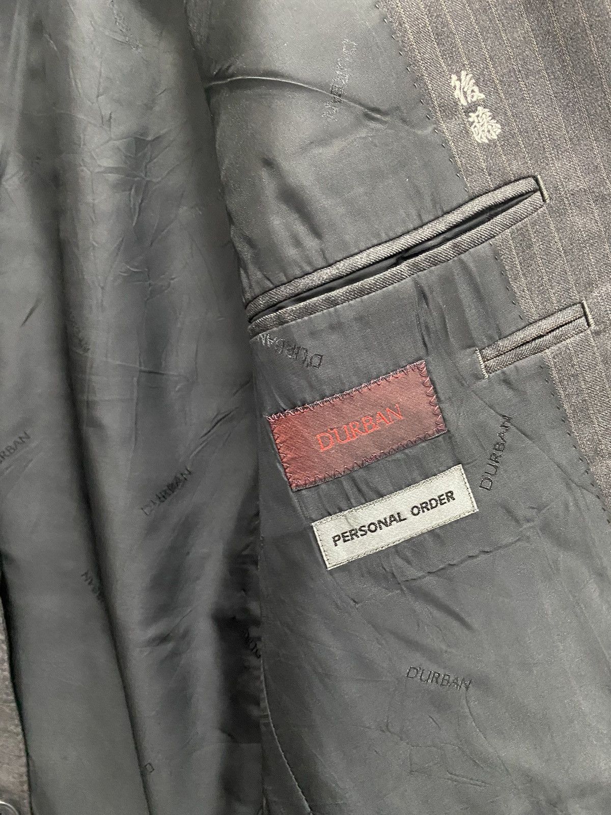 Loro Piana × Yohji Yamamoto D’URBAN x LORO PIANA STRIPE MINIMAL BLAZER COAT Size US S / EU 44-46 / 1 - 9 Thumbnail