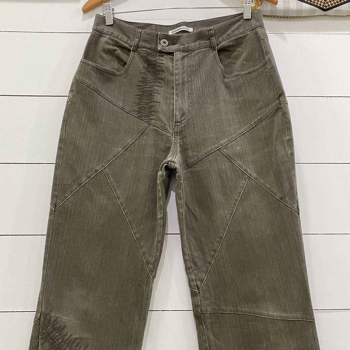 If Six Was Nine × Le Grande Bleu (L.G.B.) × semanticdesign Semantic Design Japanese Distressed Pants Size US 30 / EU 46 - 5 Thumbnail