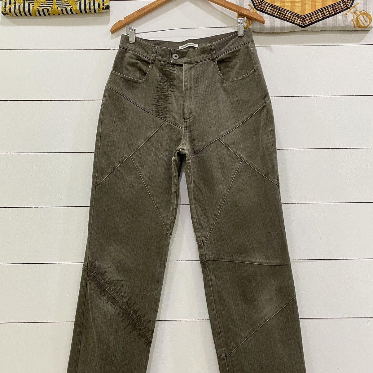 If Six Was Nine × Le Grande Bleu (L.G.B.) × semanticdesign Semantic Design Japanese Distressed Pants Size US 30 / EU 46 - 3 Thumbnail