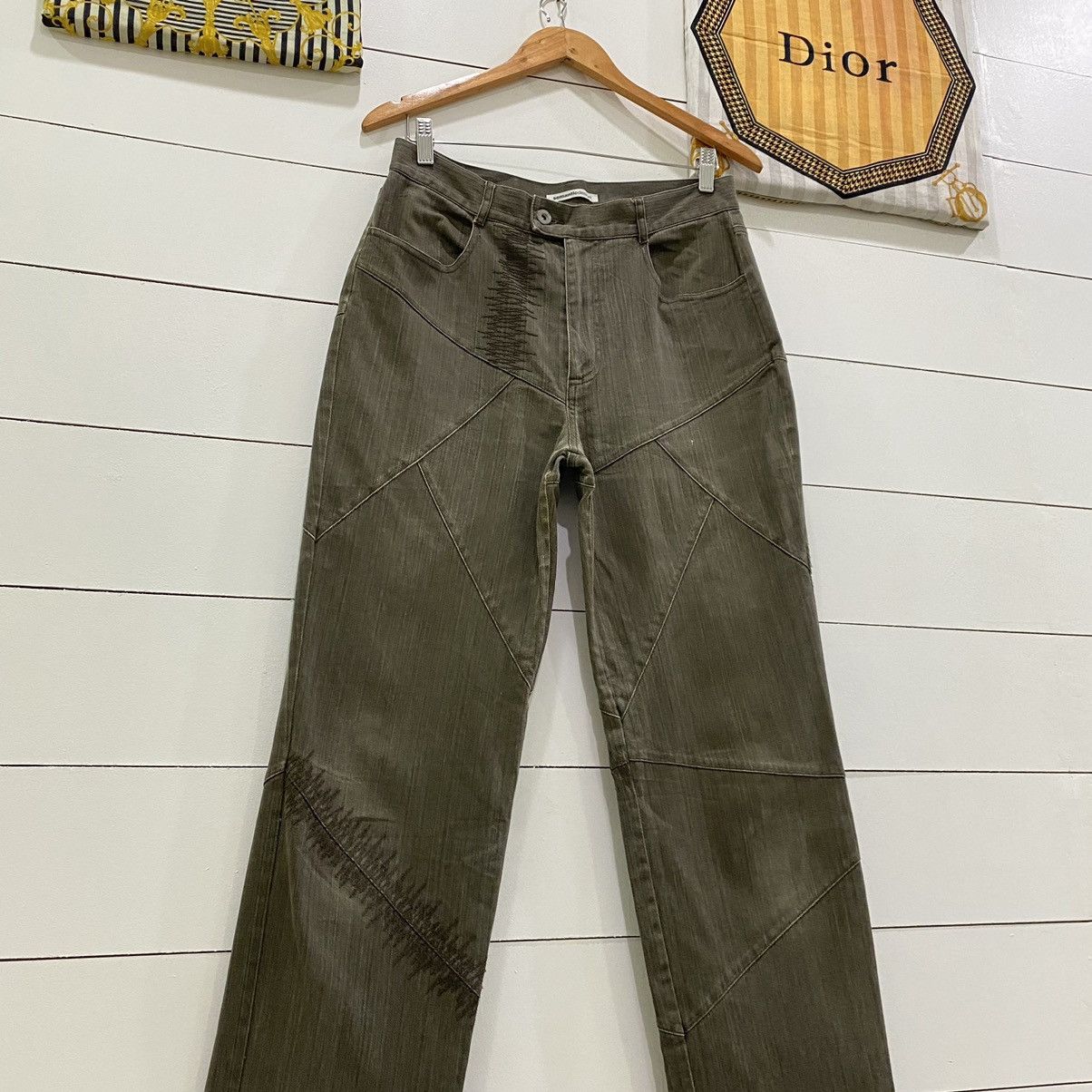 If Six Was Nine × Le Grande Bleu (L.G.B.) × semanticdesign Semantic Design Japanese Distressed Pants Size US 30 / EU 46 - 4 Thumbnail