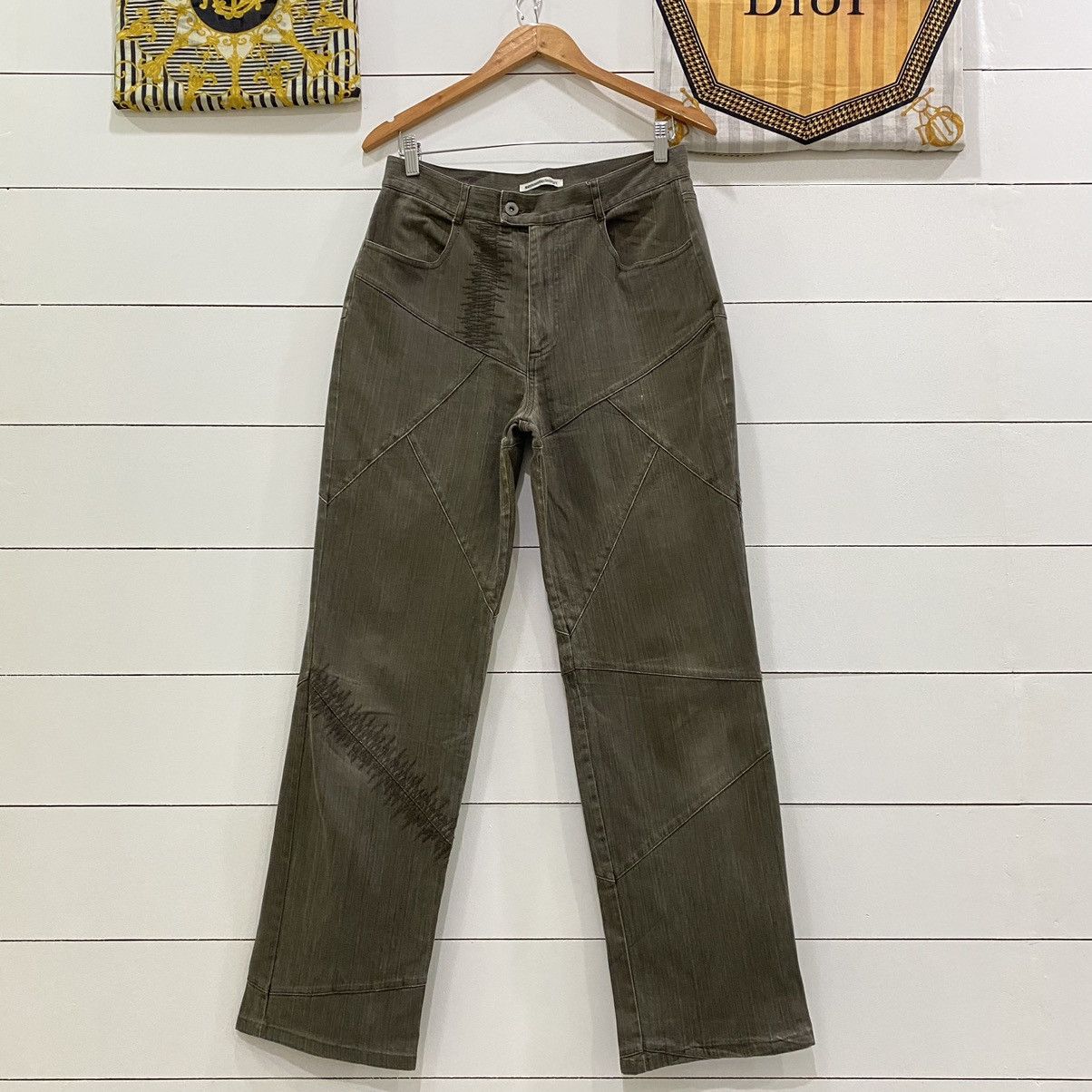 If Six Was Nine × Le Grande Bleu (L.G.B.) × semanticdesign Semantic Design Japanese Distressed Pants Size US 30 / EU 46 - 1 Thumbnail