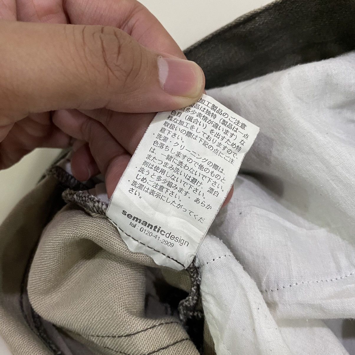 If Six Was Nine × Le Grande Bleu (L.G.B.) × semanticdesign Semantic Design Japanese Distressed Pants Size US 30 / EU 46 - 10 Thumbnail