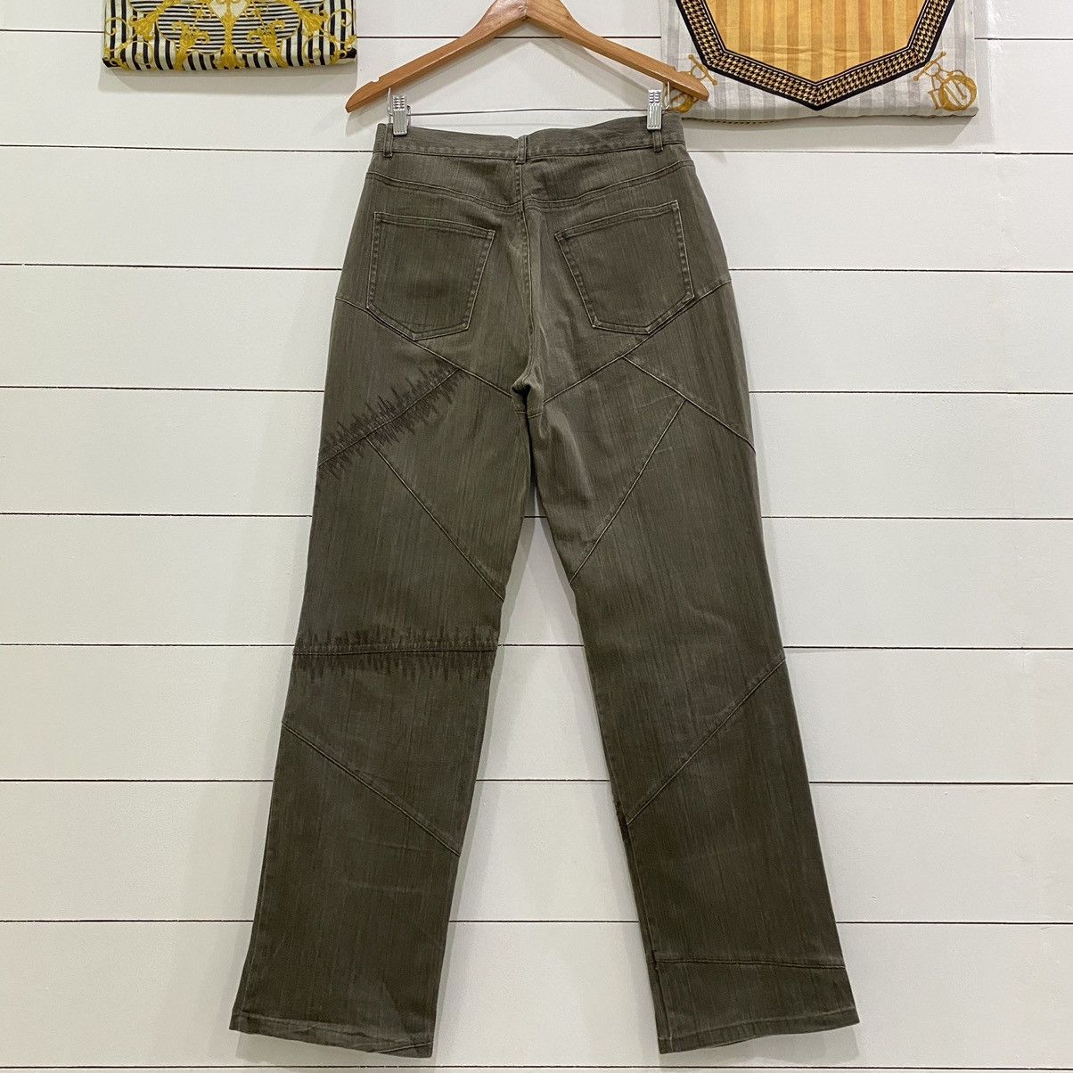 If Six Was Nine × Le Grande Bleu (L.G.B.) × semanticdesign Semantic Design Japanese Distressed Pants Size US 30 / EU 46 - 2 Thumbnail