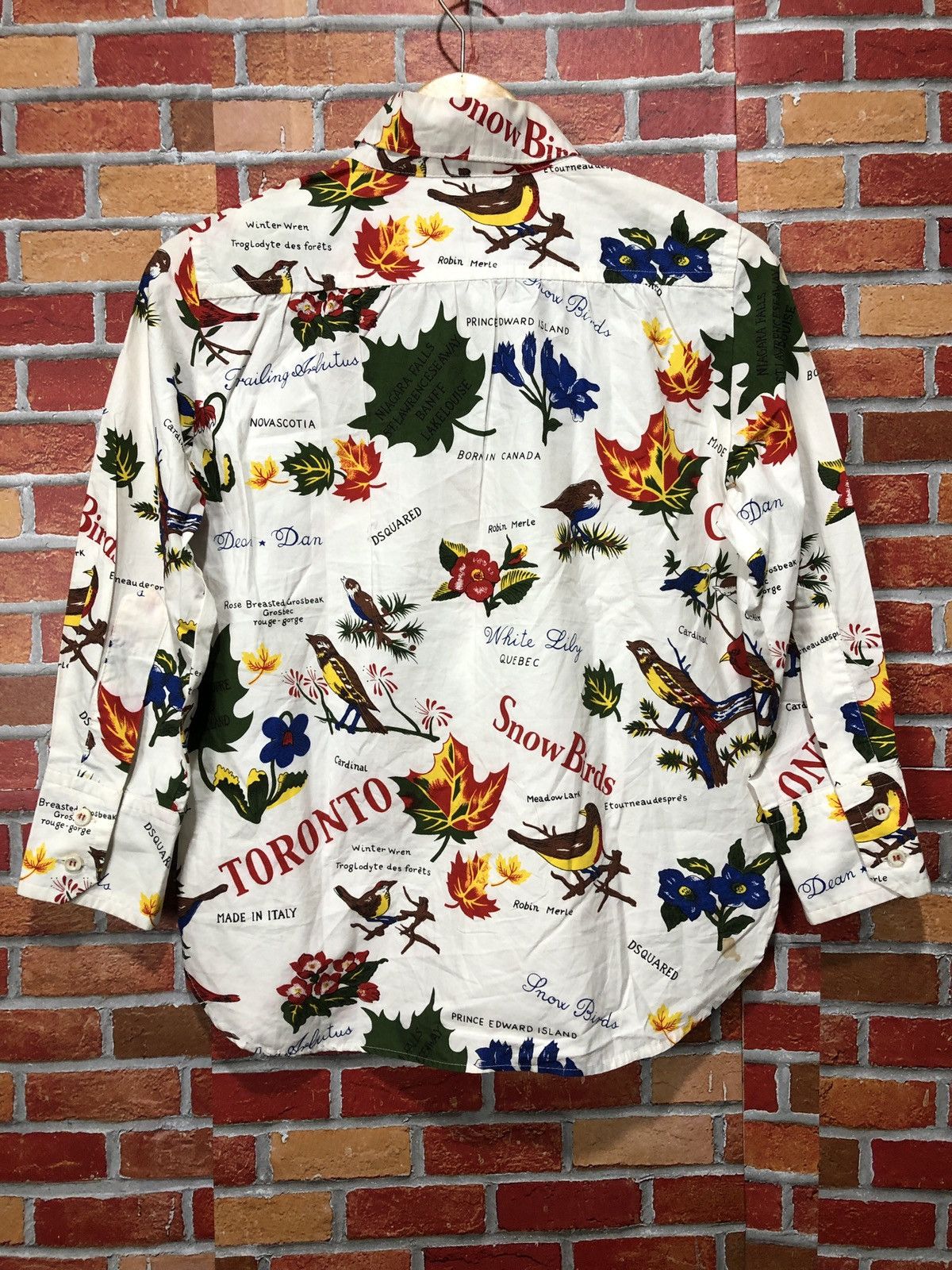 Dsquared2 Dsquared2 Bird Flower Print Shirt Size S / US 4 / IT 40 - 3 Thumbnail