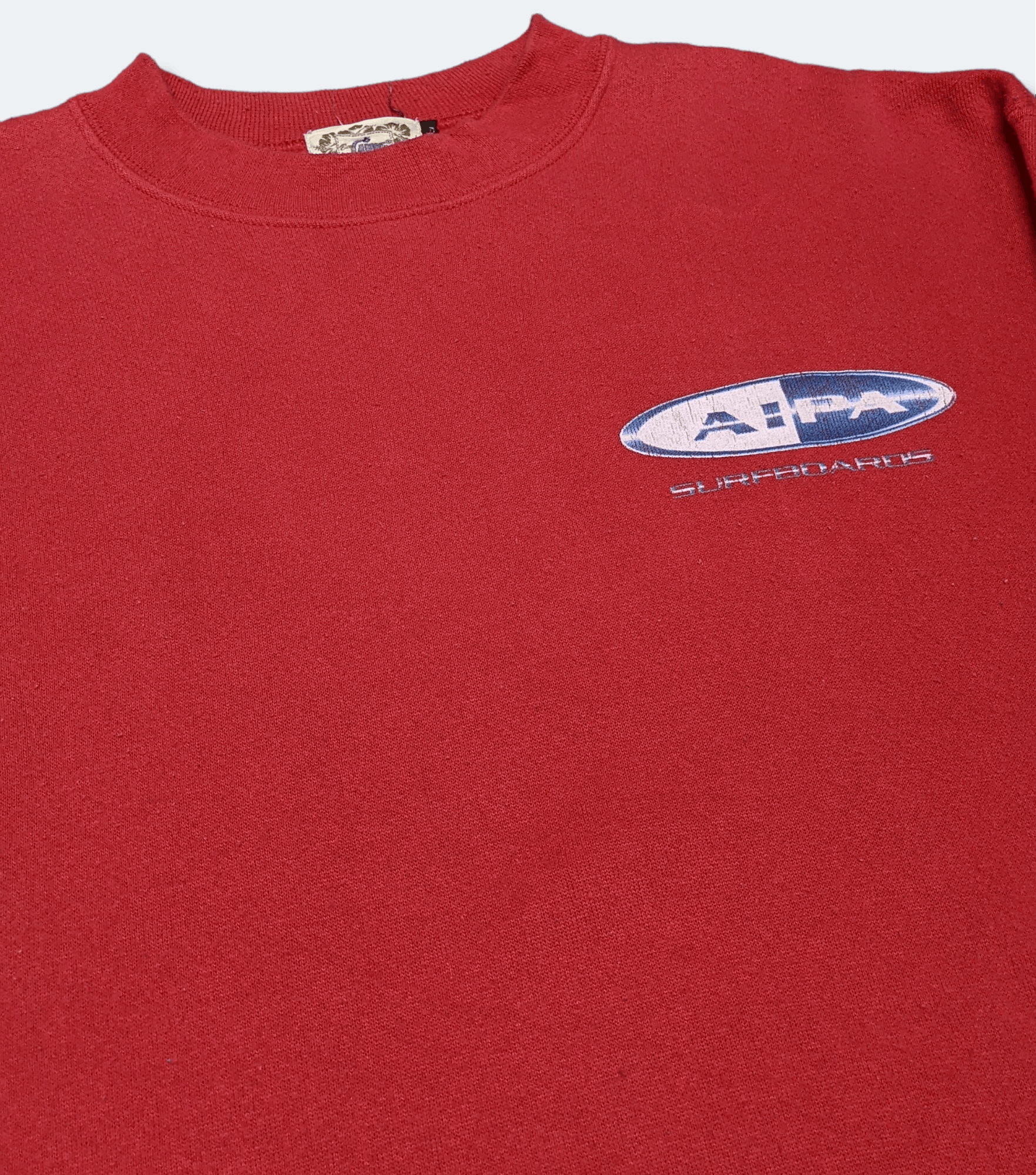 Billabong × Vintage Vintage 90s Aipa Surfboards Logo Crewneck Sweatshirt Size US L / EU 52-54 / 3 - 4 Thumbnail