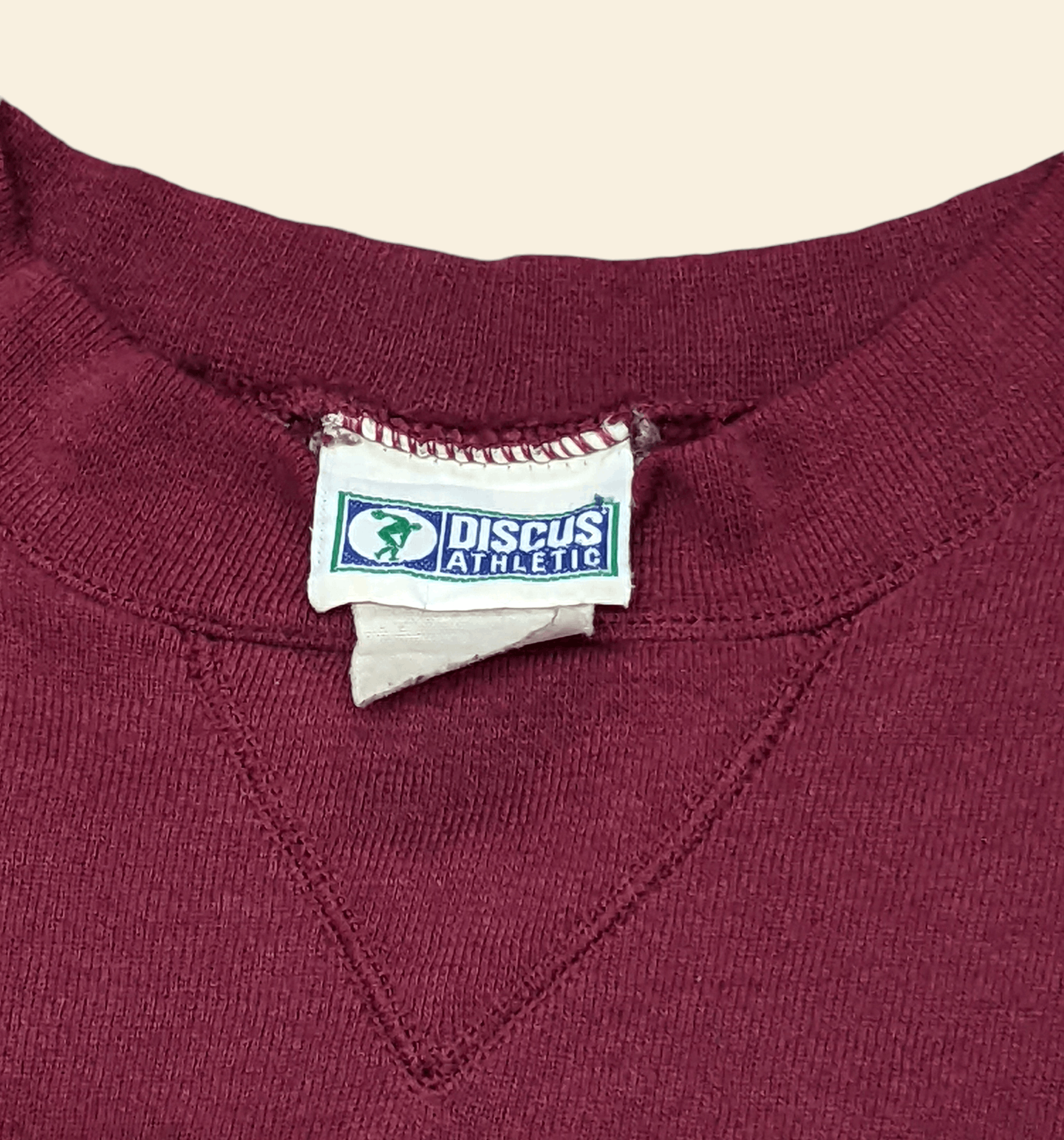 Russell Athletic × Vintage Vintage 80s 90s Discus Athletic Plain 50/50 Crewneck Hoodie Size US M / EU 48-50 / 2 - 7 Thumbnail