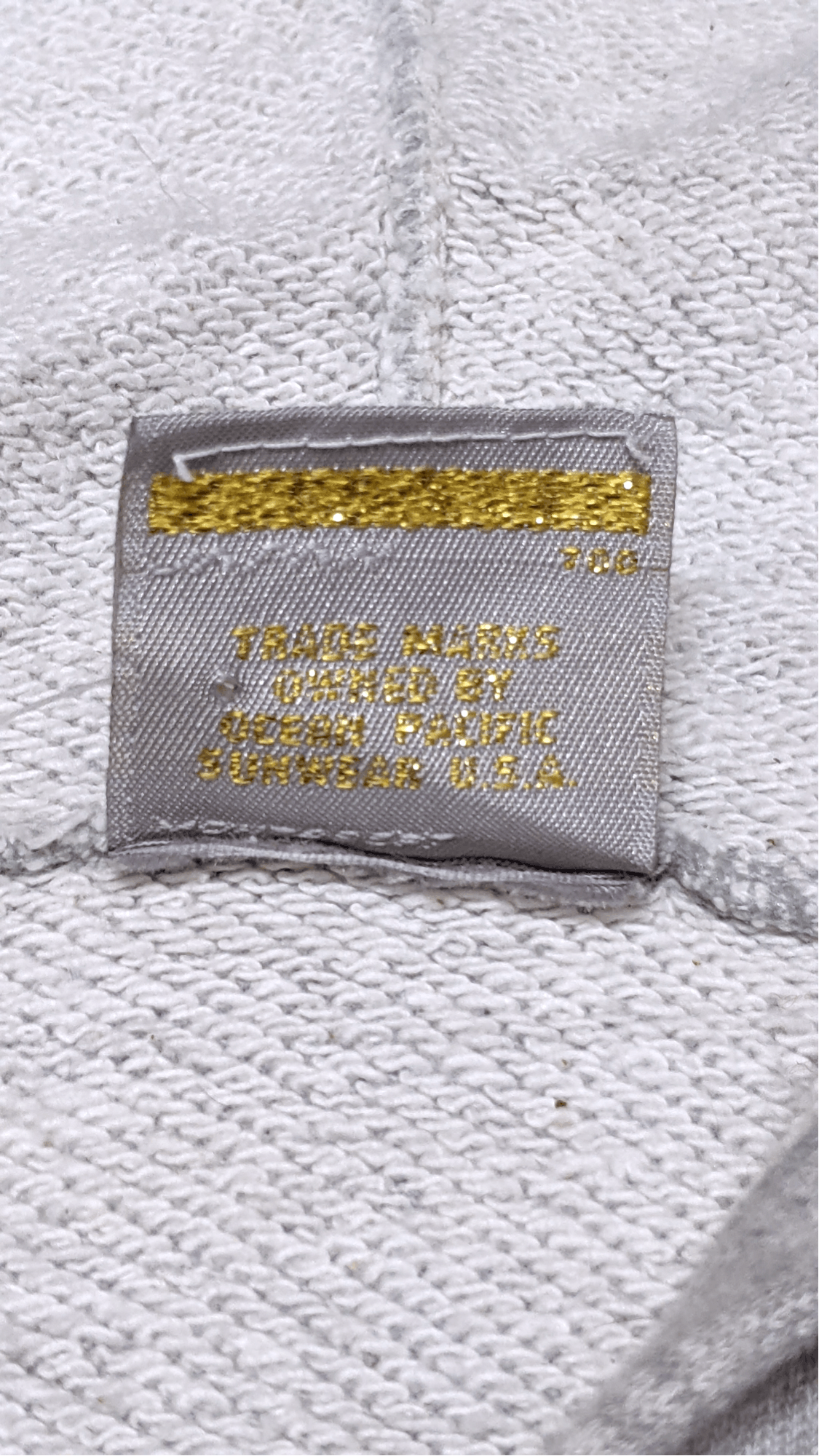 Ocean Pacific × Vintage Vintage 90s Ocean Pacific Surf One Planet Zipped Hoodie Size US M / EU 48-50 / 2 - 9 Thumbnail