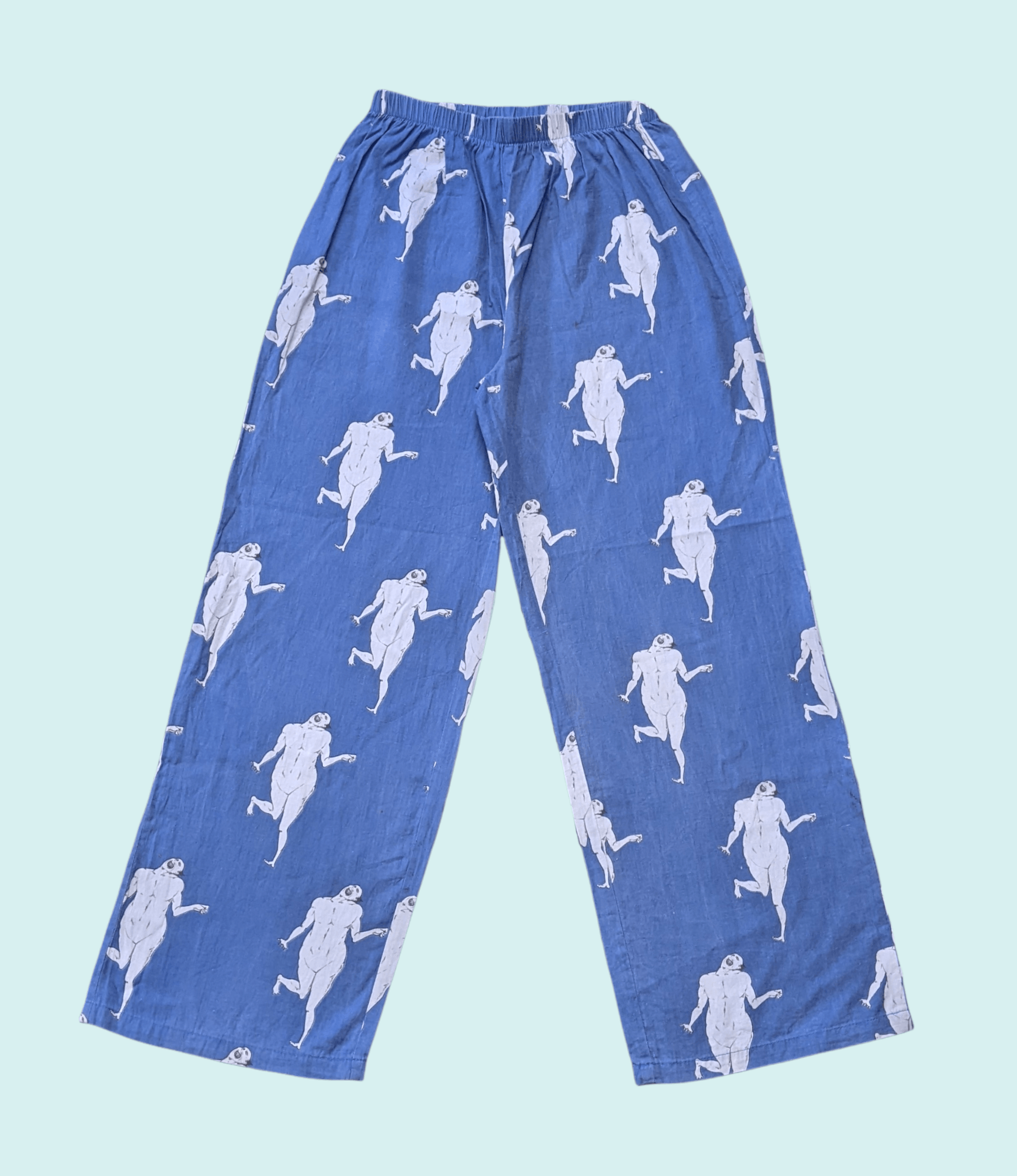 Japanese Brand × Seditionaries × Vintage Vintage 90s Japanese Zombie Anime Cropped Cotton Pants Size US 26 / EU 42 - 2 Thumbnail