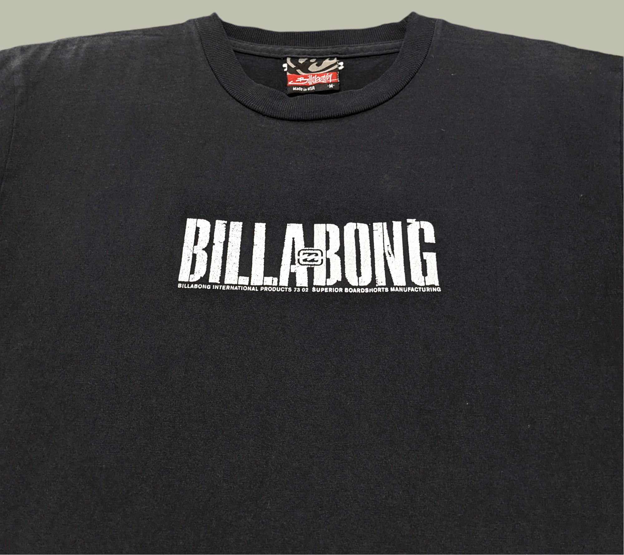 Billabong × Vintage Vintage 90s Billabong Made In Usa Spellout Faded T shirt Size US M / EU 48-50 / 2 - 1 Thumbnail