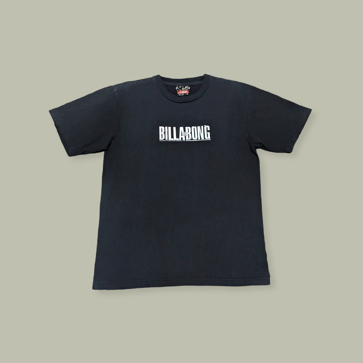 Billabong × Vintage Vintage 90s Billabong Made In Usa Spellout Faded T shirt Size US M / EU 48-50 / 2 - 2 Thumbnail