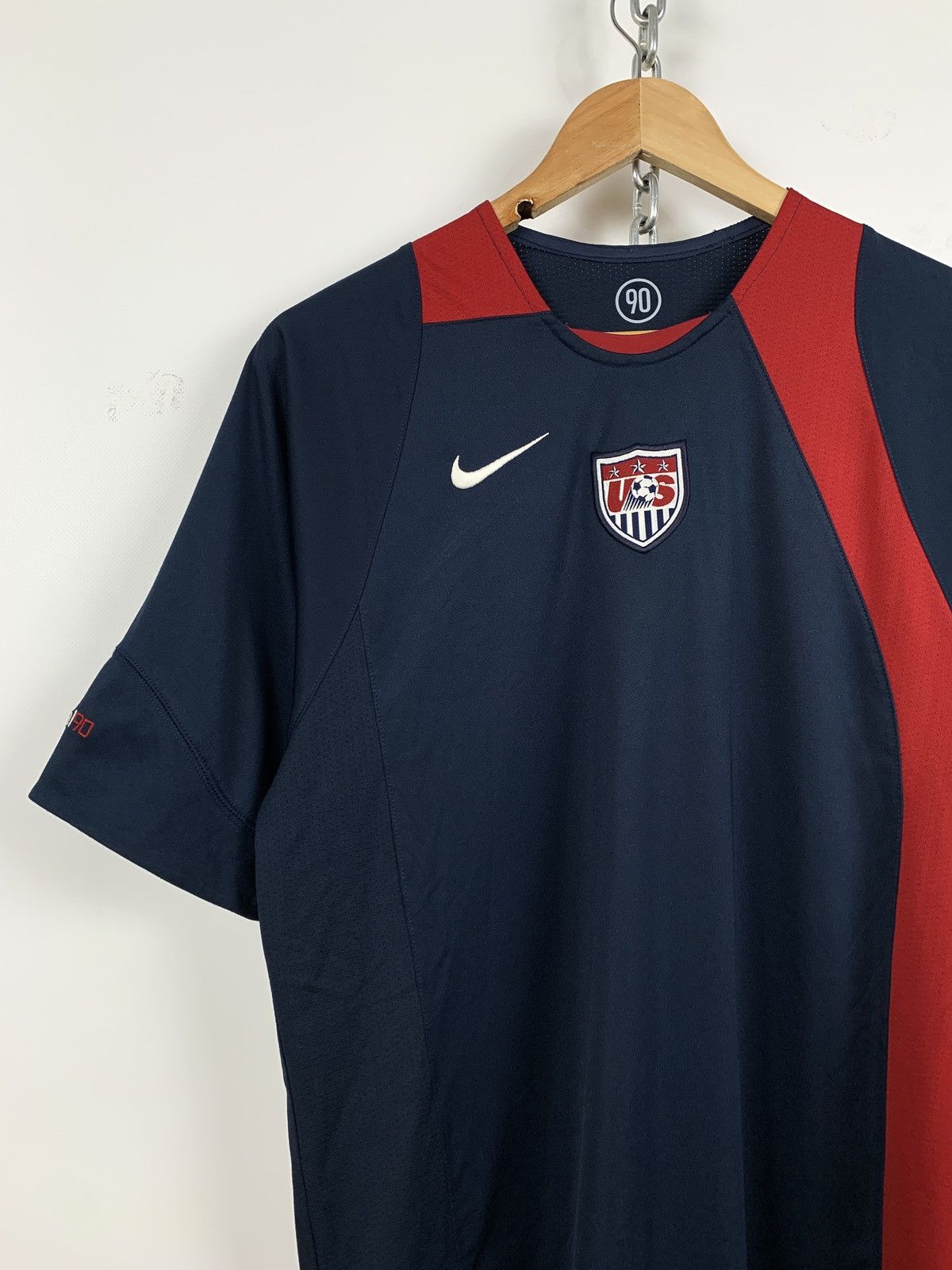 Nike 2004 Nike USA Team Away Kit Soccer Jersey Size US S / EU 44-46 / 1 - 3 Thumbnail