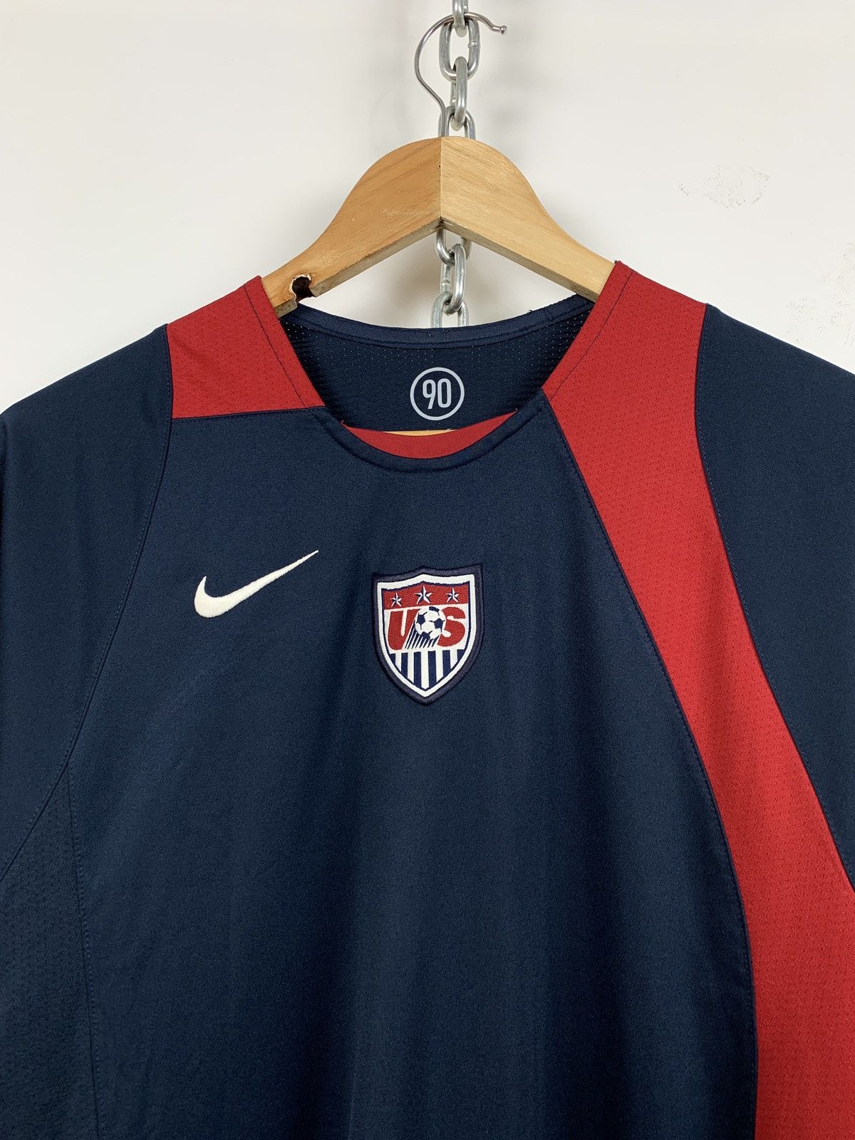 Nike 2004 Nike USA Team Away Kit Soccer Jersey Size US S / EU 44-46 / 1 - 5 Thumbnail