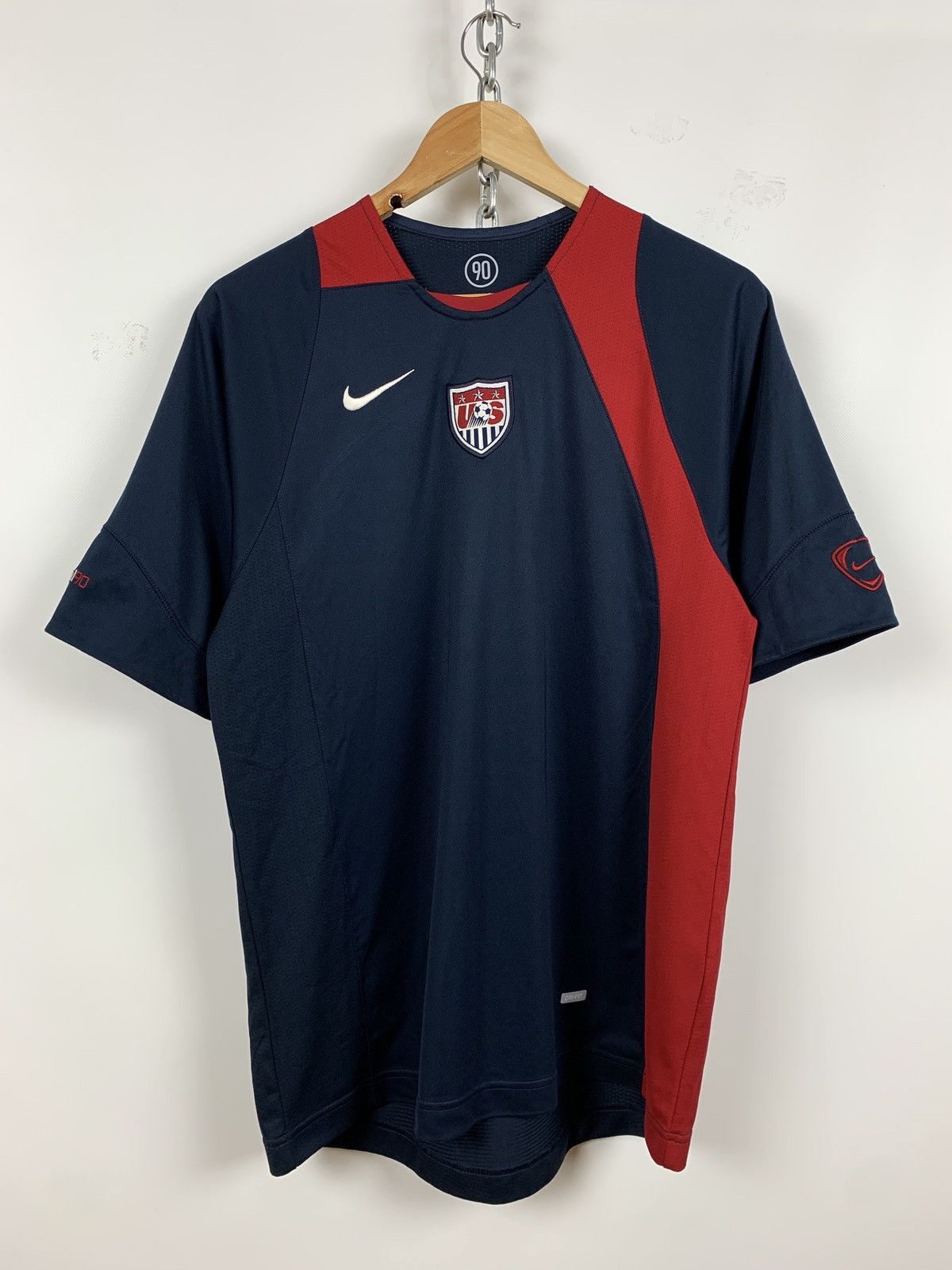 Nike 2004 Nike USA Team Away Kit Soccer Jersey Size US S / EU 44-46 / 1 - 1 Thumbnail