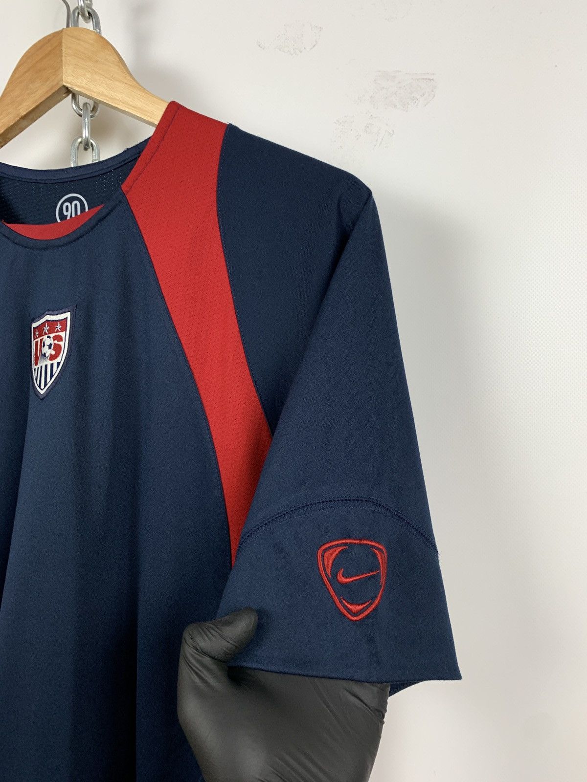 Nike 2004 Nike USA Team Away Kit Soccer Jersey Size US S / EU 44-46 / 1 - 7 Thumbnail