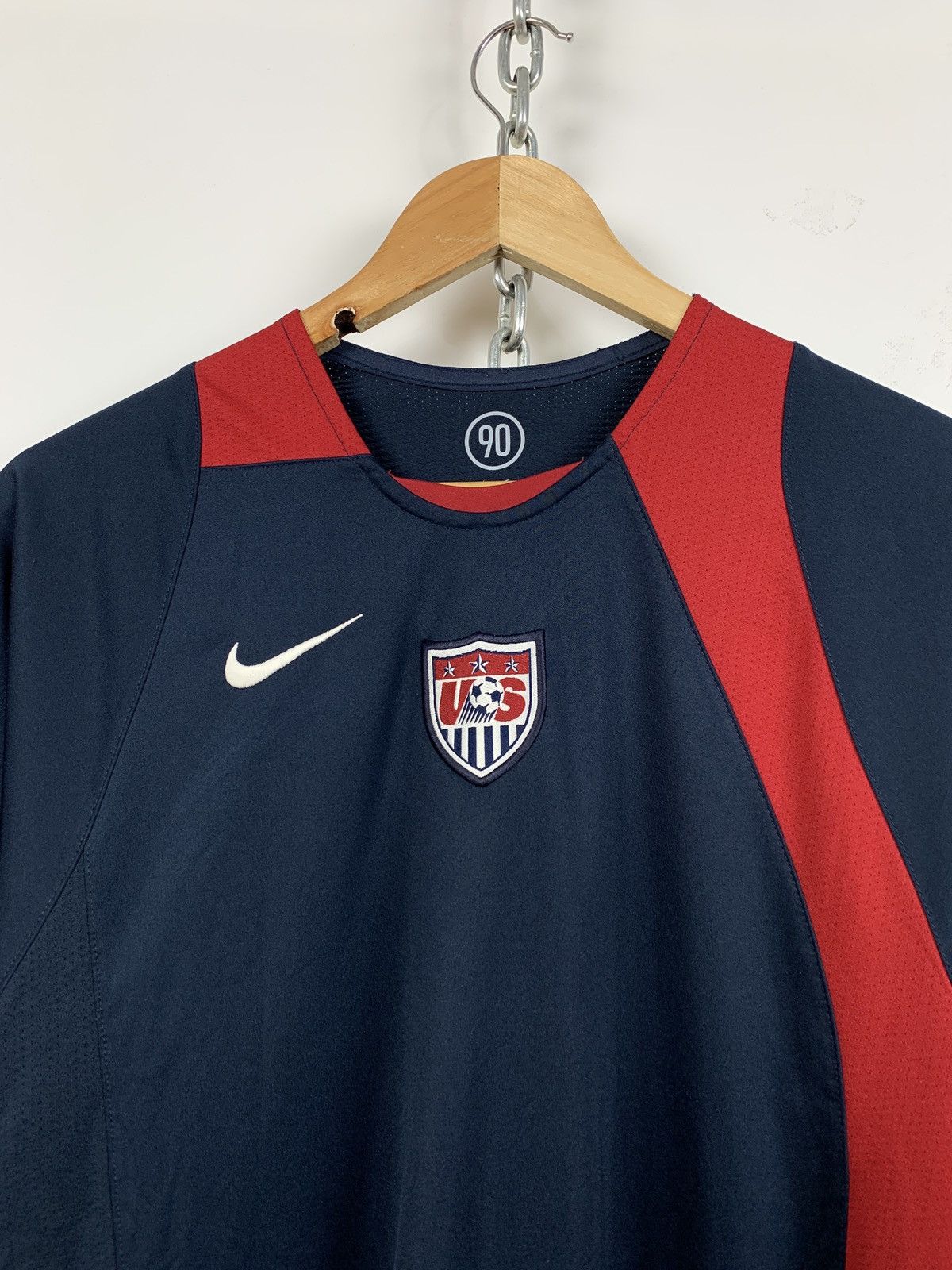 Nike 2004 Nike USA Team Away Kit Soccer Jersey Size US S / EU 44-46 / 1 - 6 Thumbnail