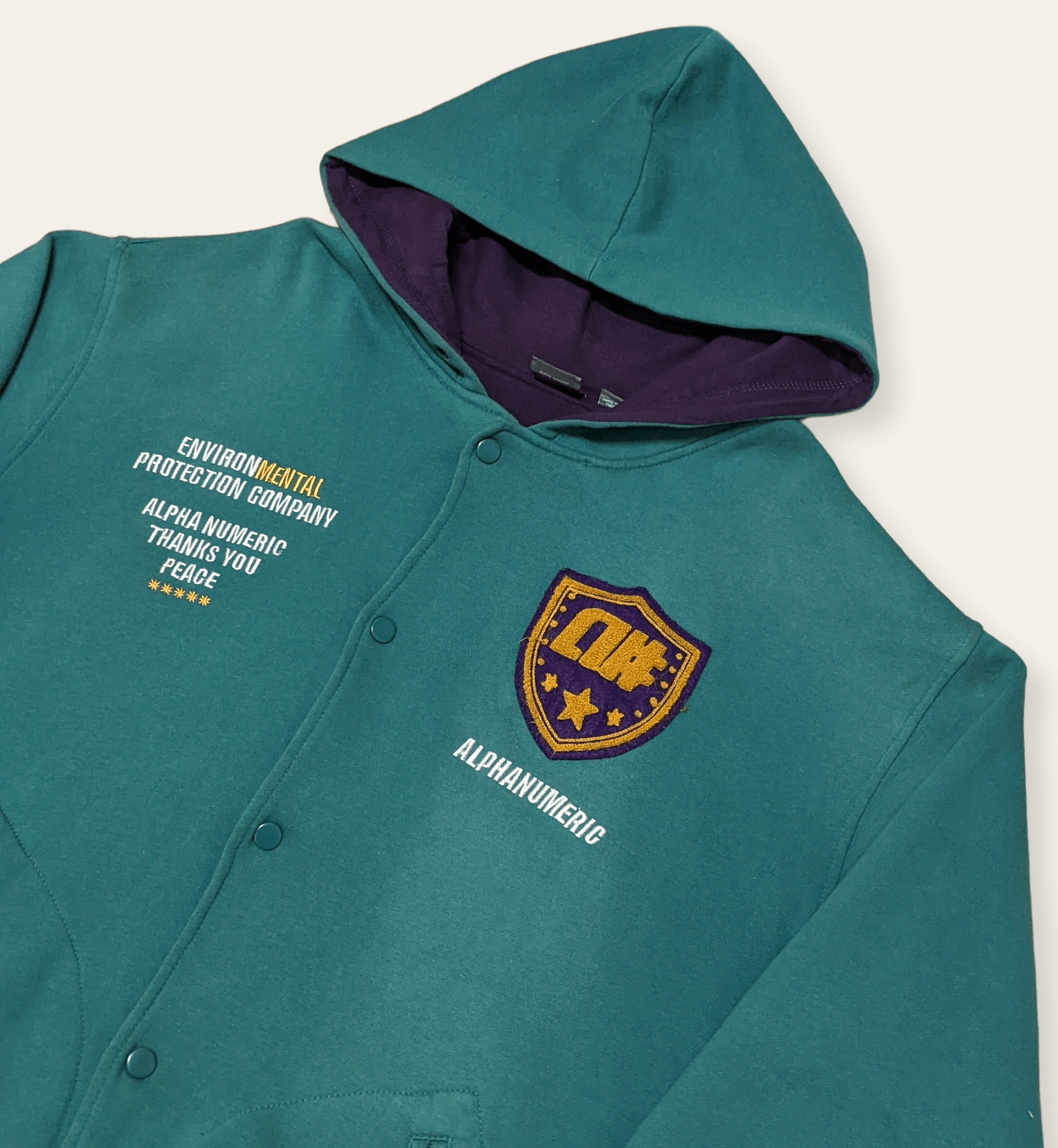 Alphanumeric × Vintage Vintage Alphanumeric Streetwear 35 Varsity Jacket Size US XL / EU 56 / 4 - 5 Thumbnail