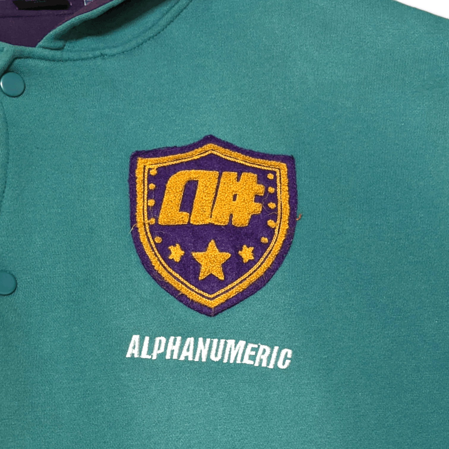 Alphanumeric × Vintage Vintage Alphanumeric Streetwear 35 Varsity Jacket Size US XL / EU 56 / 4 - 6 Thumbnail