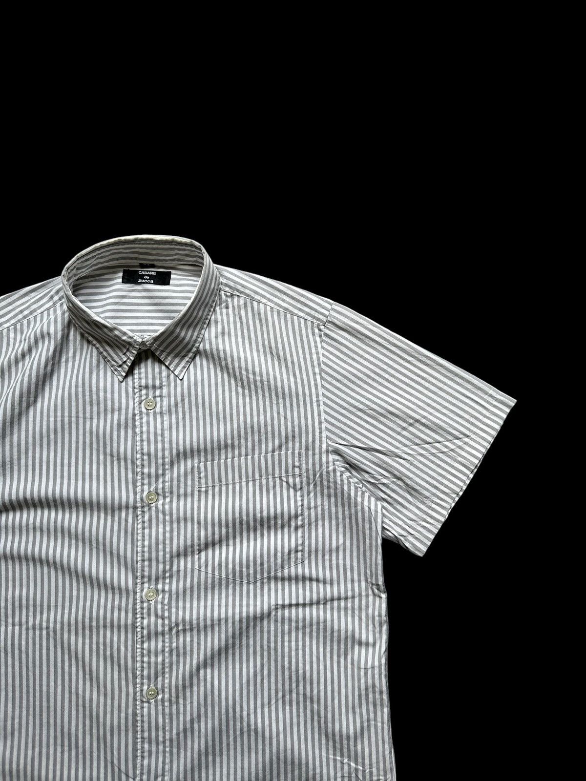 CABANE de ZUCCa A/W 1992 - Cabane De Zucca striped shirt button up Size US M / EU 48-50 / 2 - 3 Thumbnail