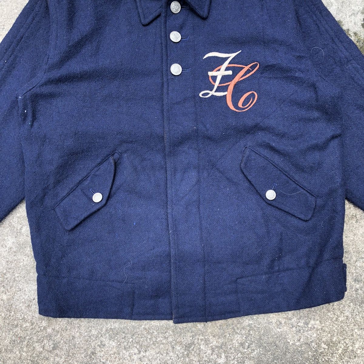 Japanese Brand 🔥Sick🔥Vintage Zampa Spellout Designer Heavy Wool Jacket Size US M / EU 48-50 / 2 - 5 Thumbnail