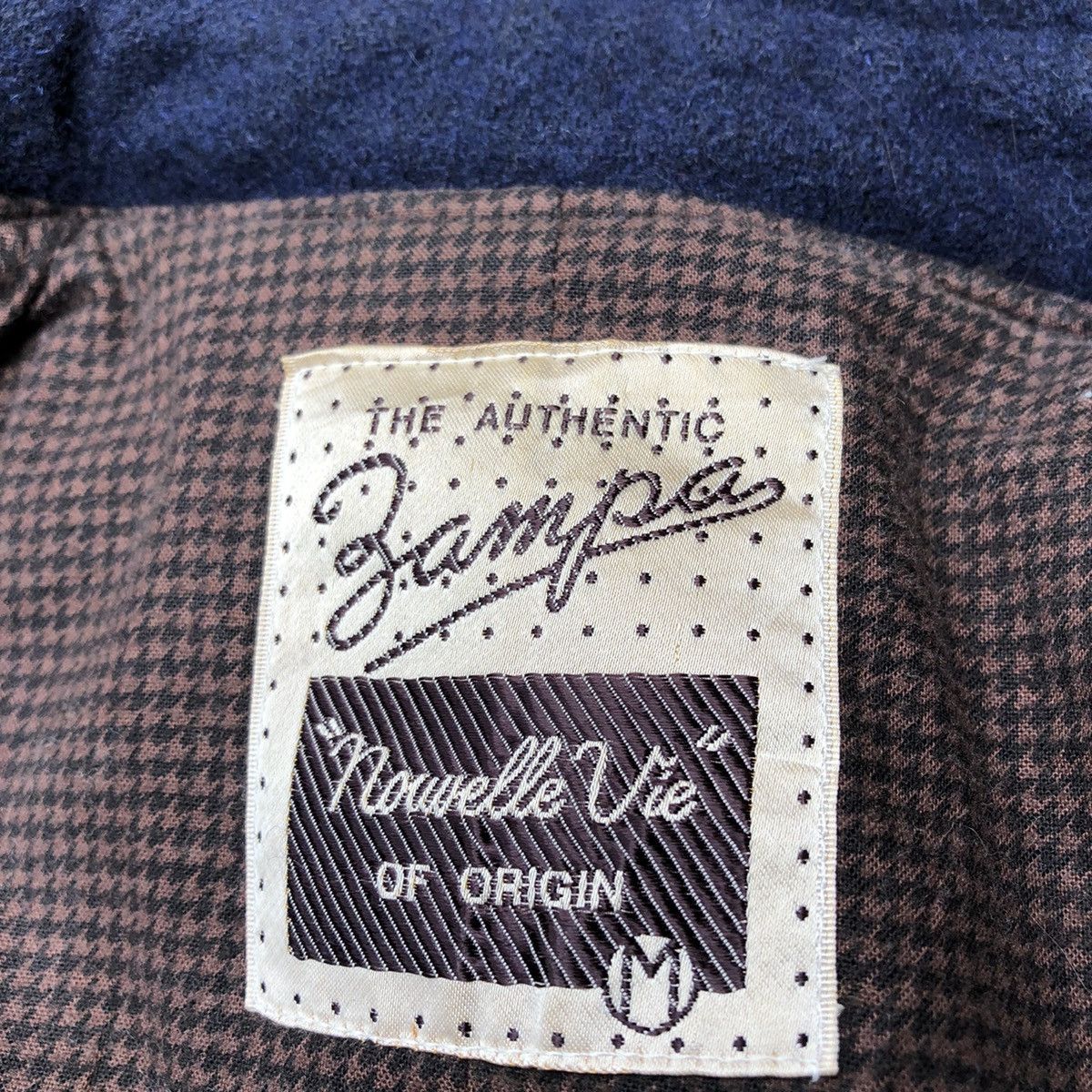 Japanese Brand 🔥Sick🔥Vintage Zampa Spellout Designer Heavy Wool Jacket Size US M / EU 48-50 / 2 - 16 Thumbnail