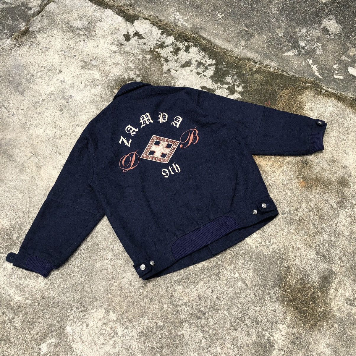 Japanese Brand 🔥Sick🔥Vintage Zampa Spellout Designer Heavy Wool Jacket Size US M / EU 48-50 / 2 - 1 Thumbnail