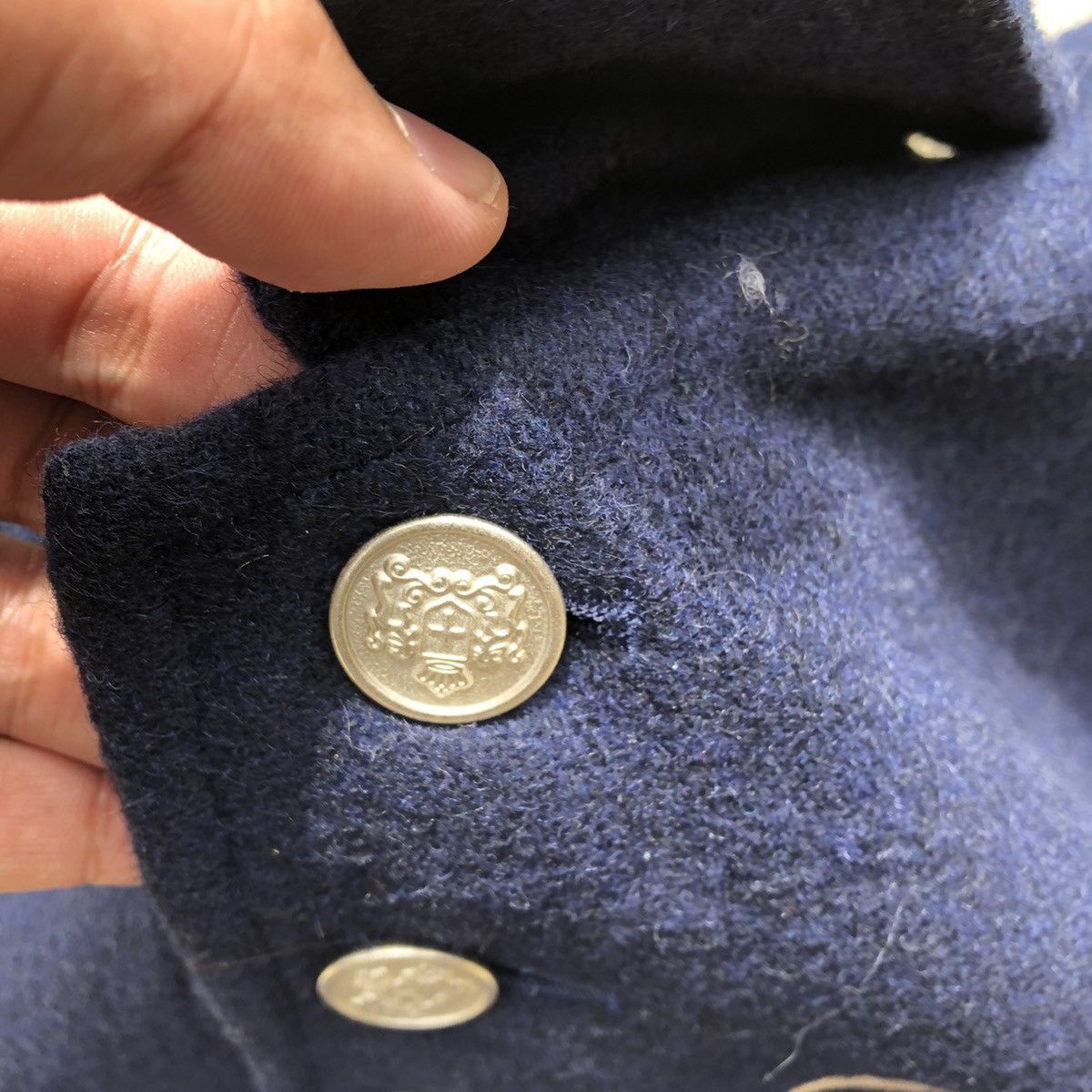Japanese Brand 🔥Sick🔥Vintage Zampa Spellout Designer Heavy Wool Jacket Size US M / EU 48-50 / 2 - 10 Thumbnail