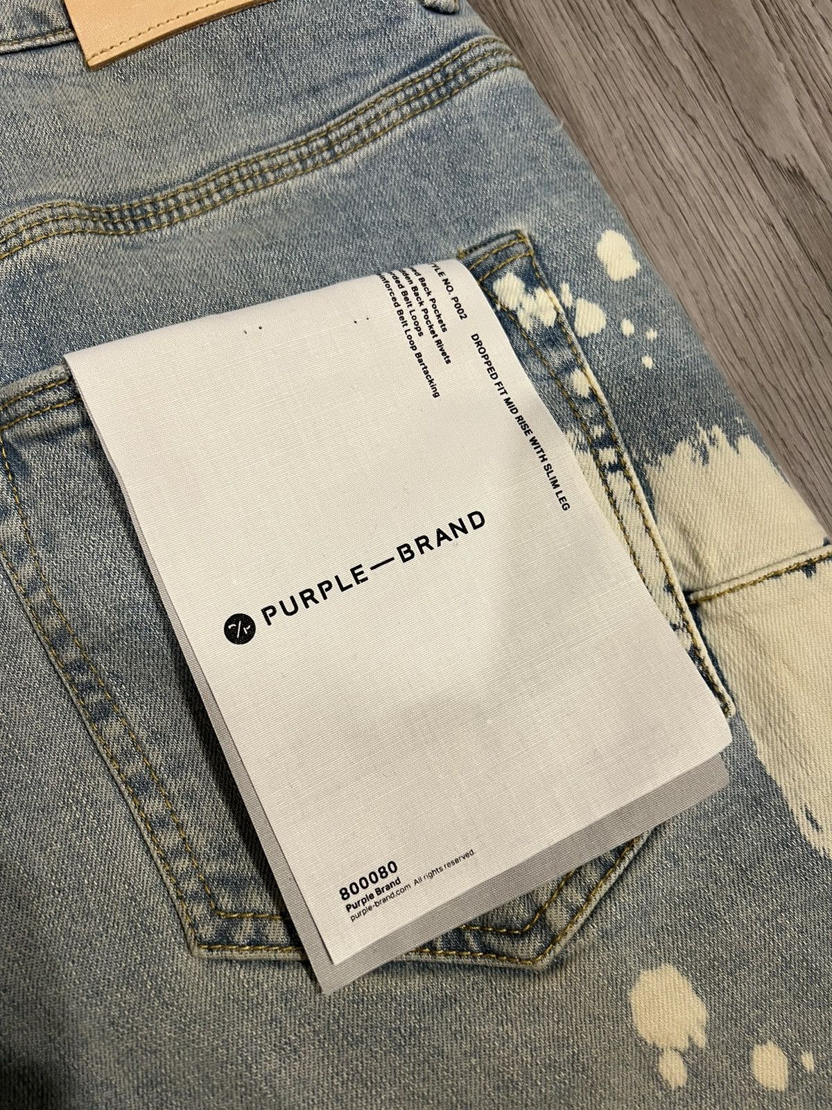 Purple Purple Distressed Jeans Size US 32 / EU 48 - 4 Thumbnail