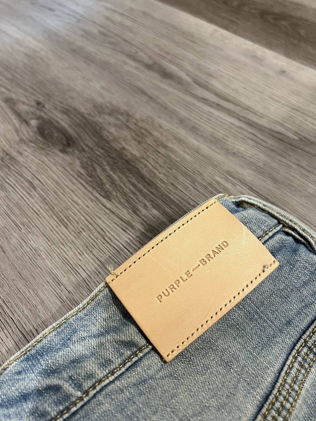 Purple Purple Distressed Jeans Size US 32 / EU 48 - 5 Thumbnail