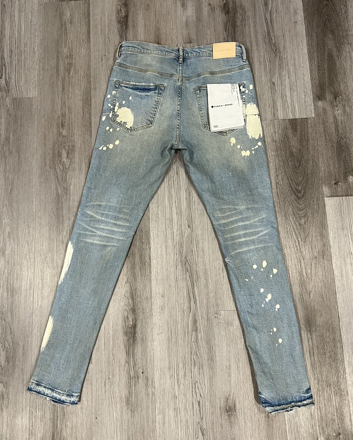 Purple Purple Distressed Jeans Size US 32 / EU 48 - 2 Thumbnail