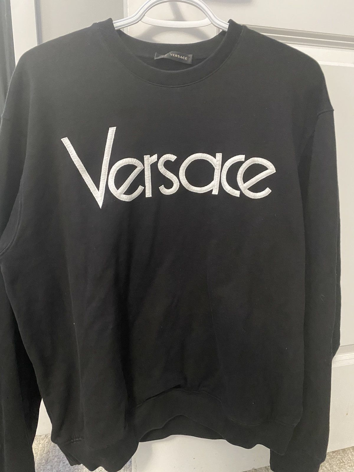 Versace Versace Men’s Black Crewneck Size US XL / EU 56 / 4 - 2 Thumbnail