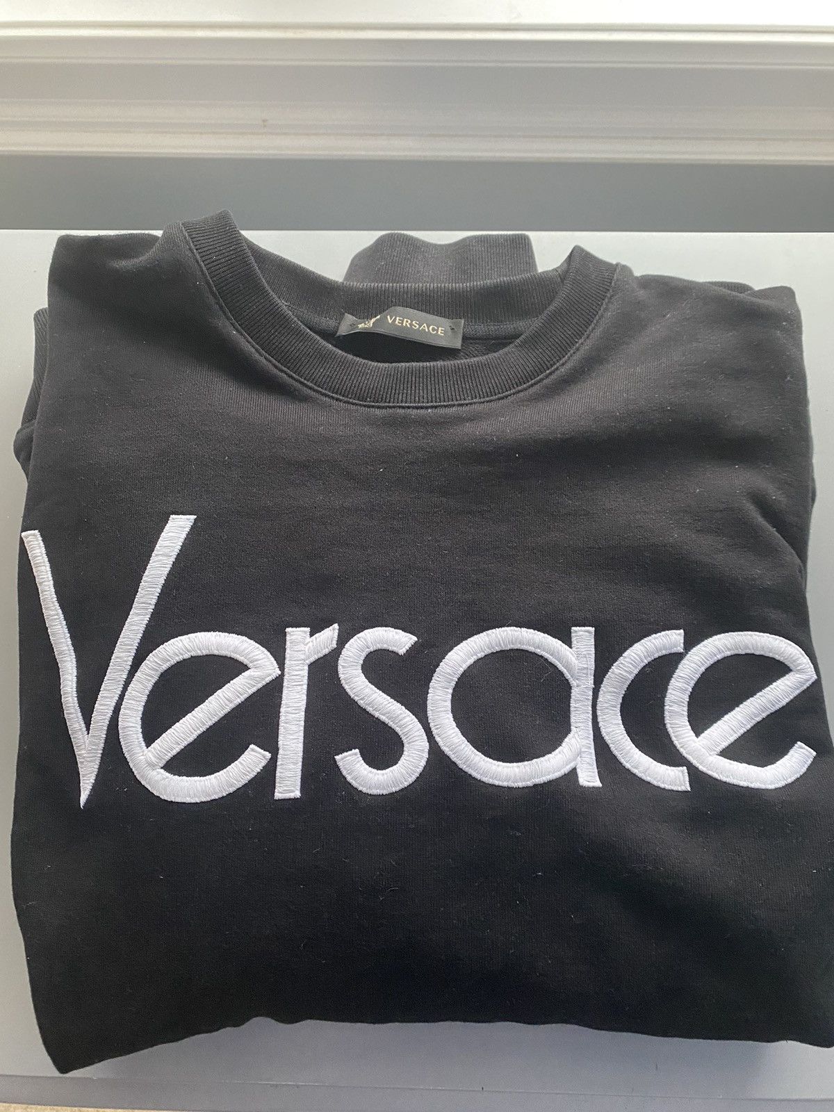 Versace Versace Men’s Black Crewneck Size US XL / EU 56 / 4 - 1 Thumbnail